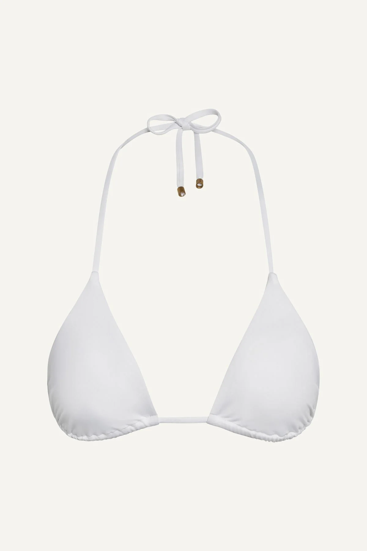 Gia Triangle Top - White EcoLux - Image 5