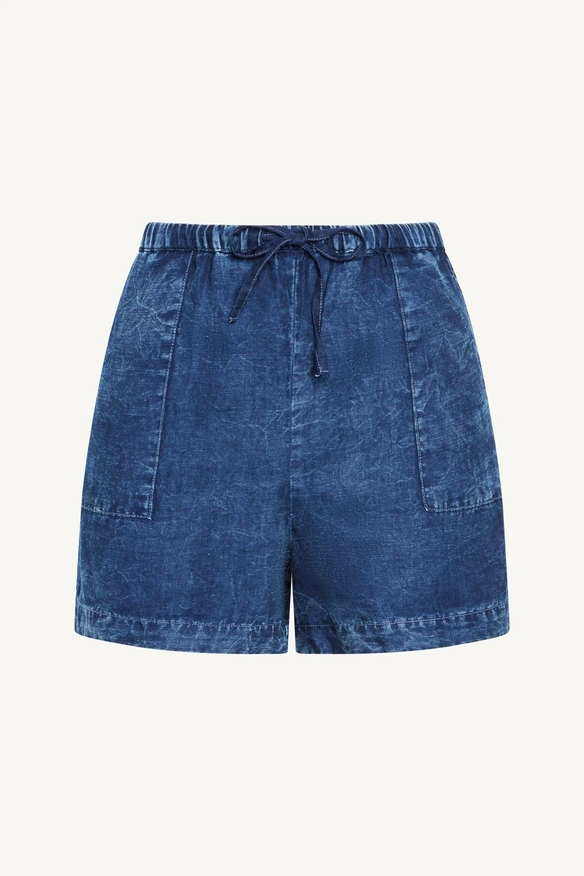 Hana Short - Daydream Denim Cotton Linen - Image 5