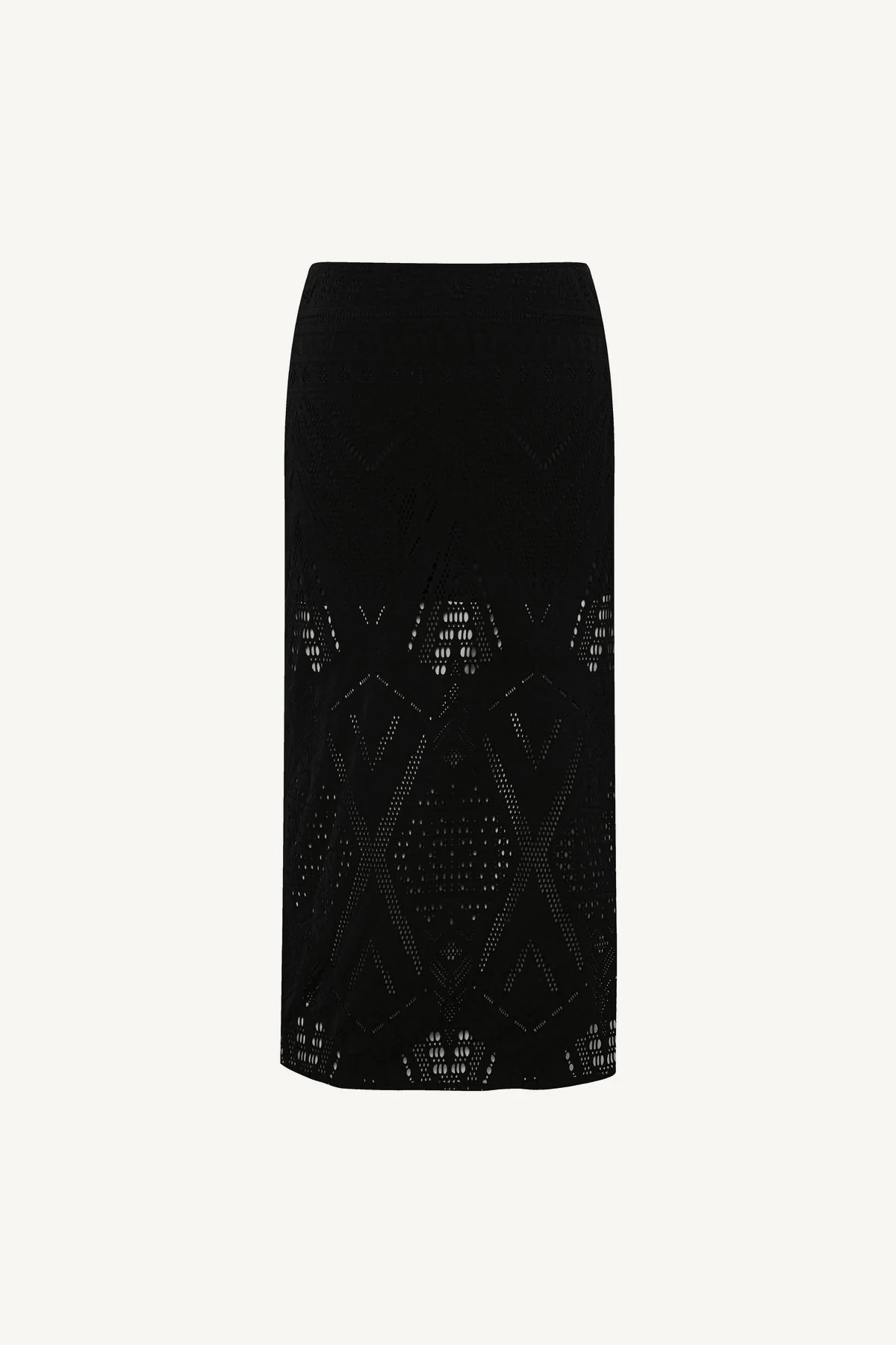 Harper Skirt - Black Calico Crochet - Image 4