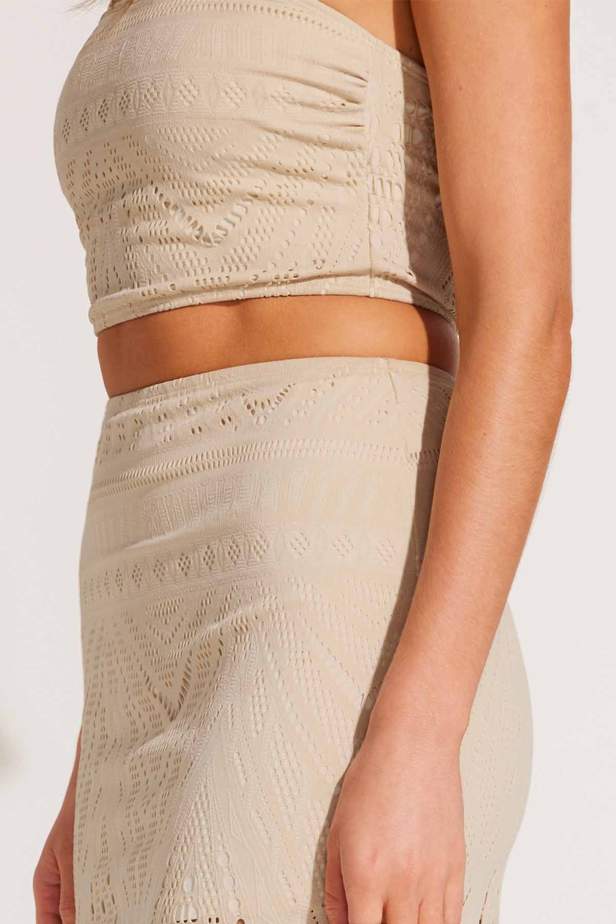 Harper Skirt - Natural Calico Crochet - Image 3