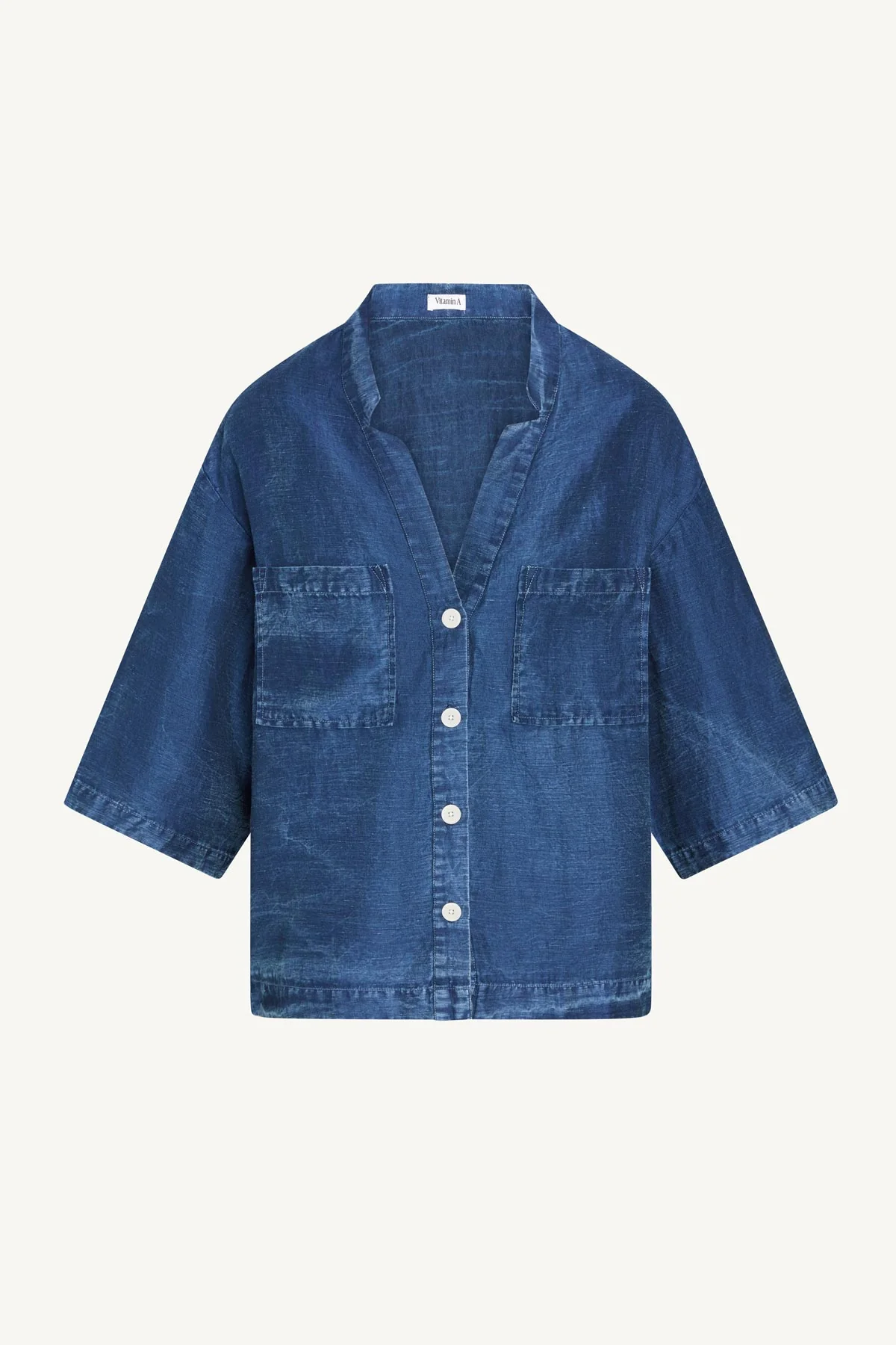 Jaida Jacket - Daydream Denim Cotton Linen - Image 7