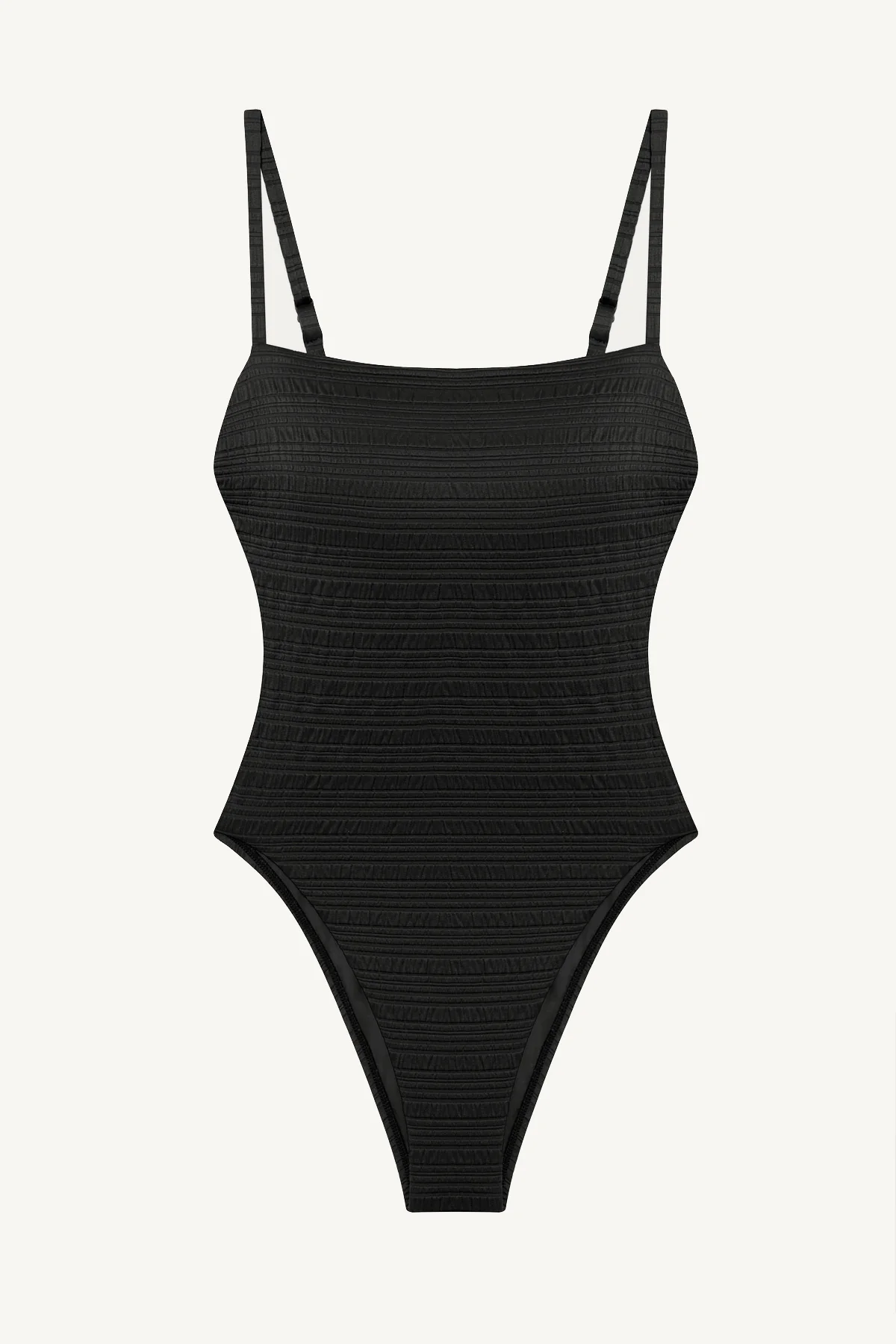 Jenna One Piece - Black Seersucker Stripe - Image 5
