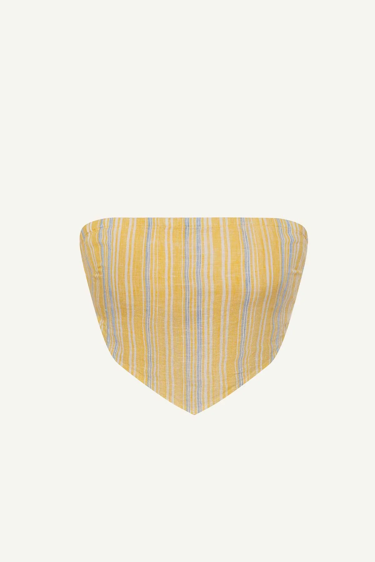 Joni Scarf Top - Sunny Skies EcoLinen - Image 4