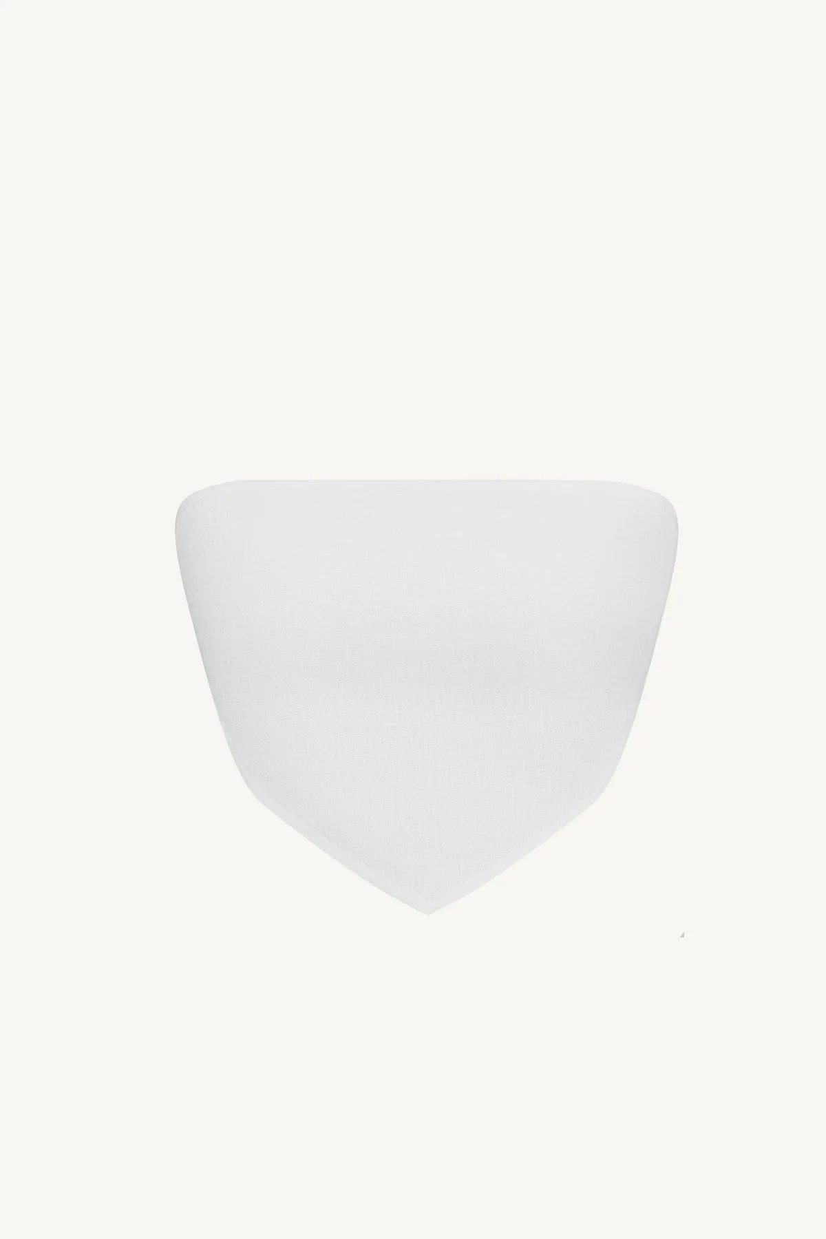 Joni Scarf Top - White EcoLinen - Image 4