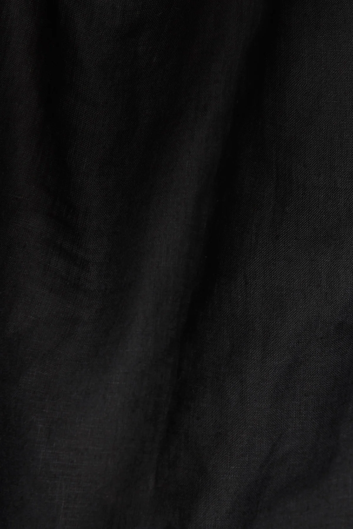 Lana Linen Wrap Skirt - Black EcoLinen - Image 7