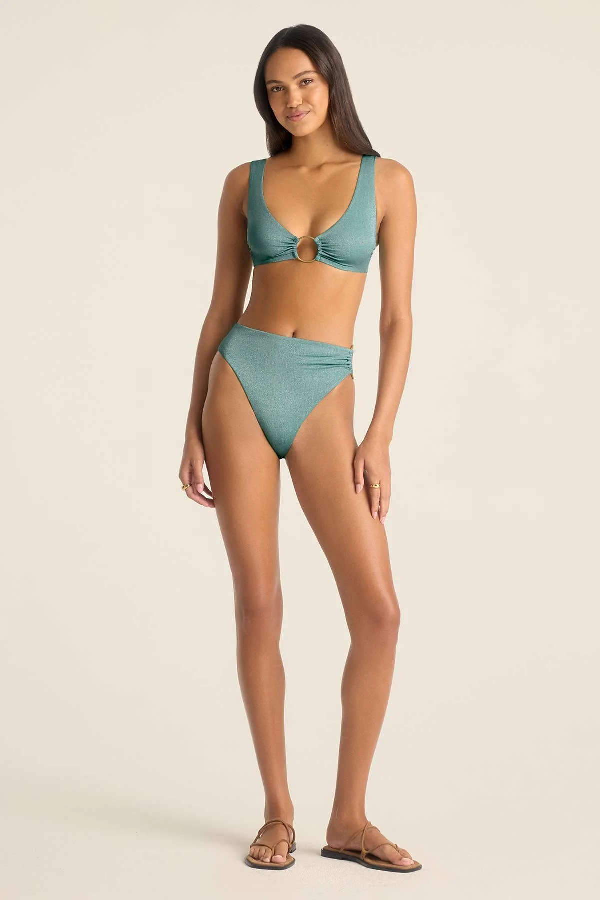 Lolita Bottom - Aqua Metallic - Image 3
