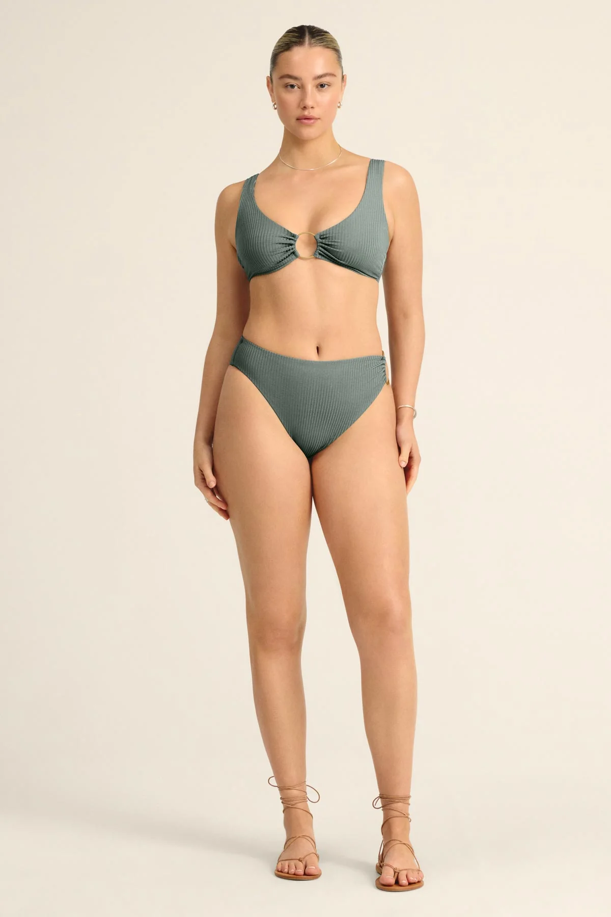Skylar Top - Sea Green EcoRib - Image 9