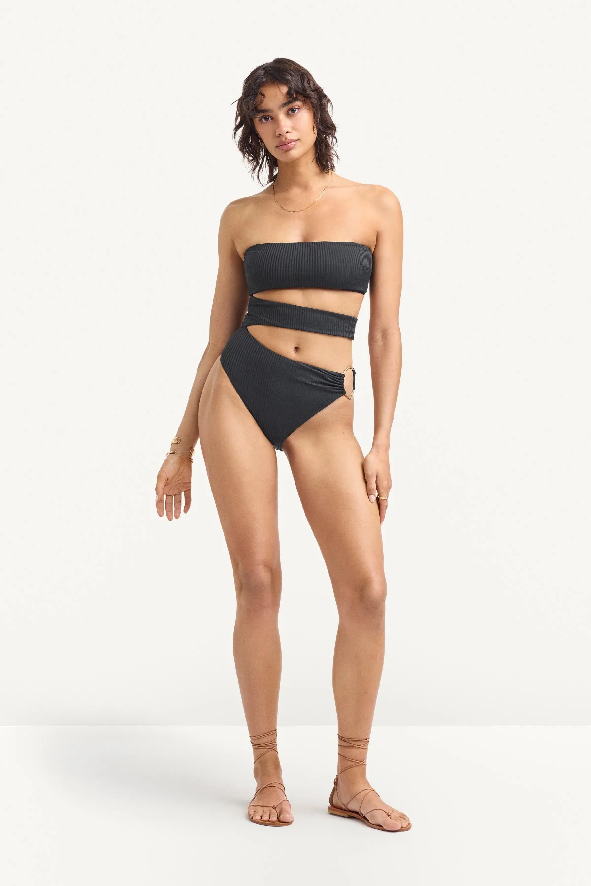 Lolita One Piece - Black EcoRib - Image 3