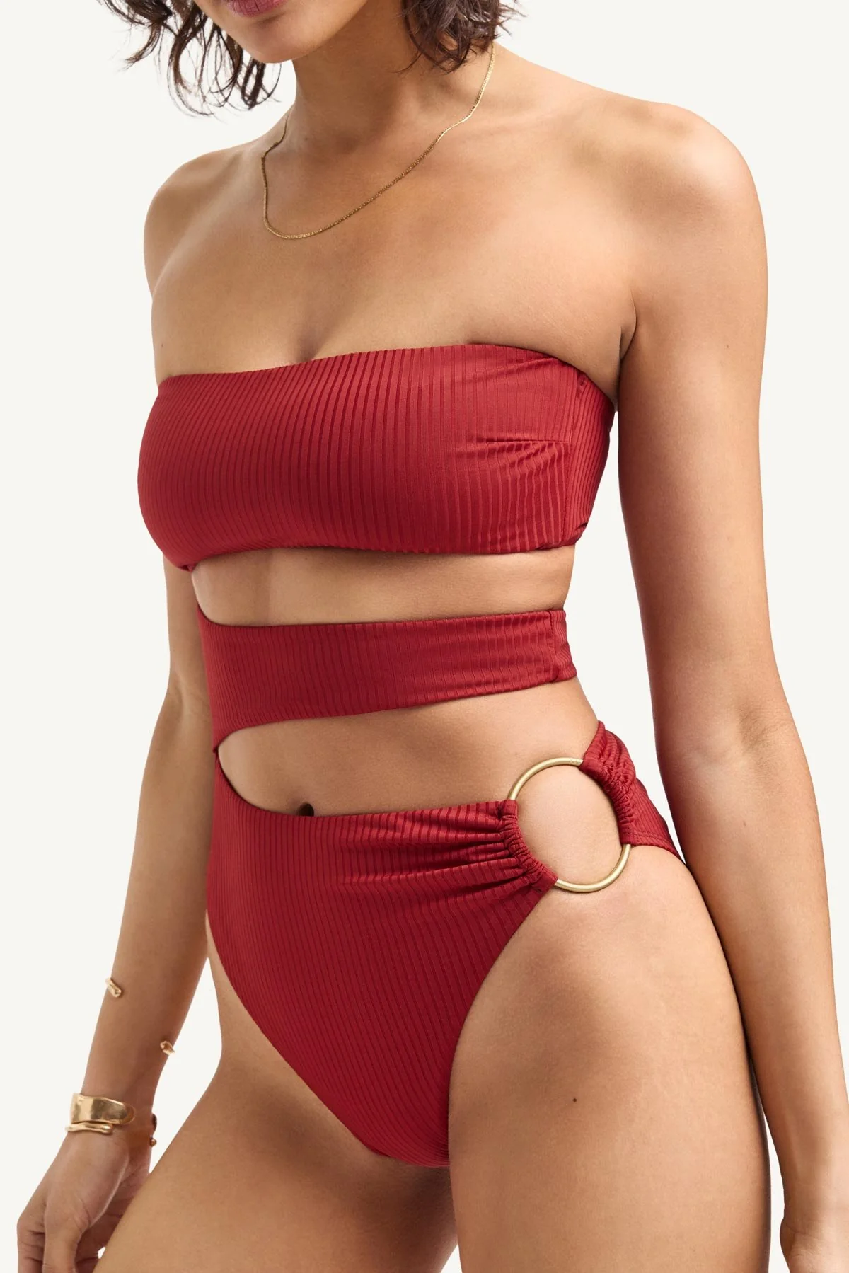 Lolita One Piece - Deep Madder EcoRib