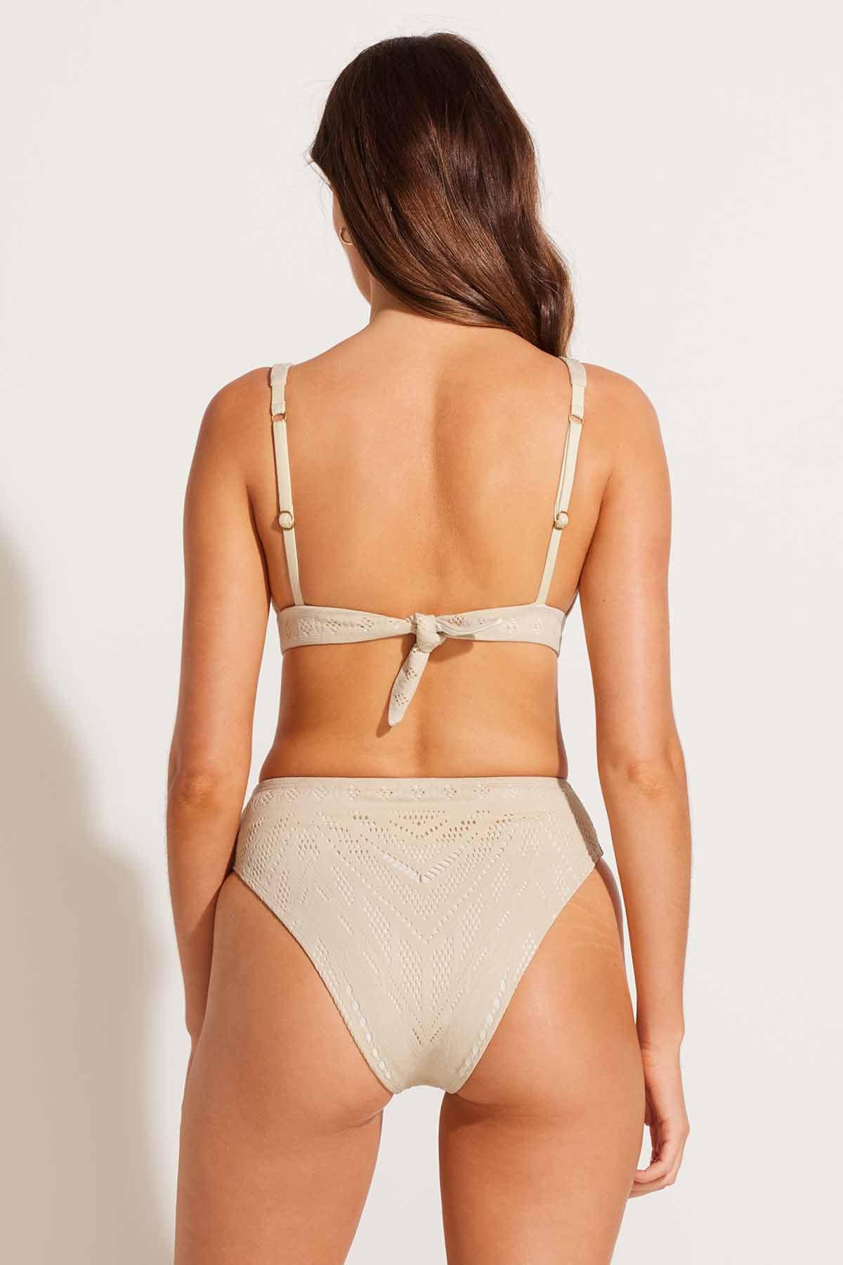 Lyra Bralette Top - Natural Calico Crochet - Image 5