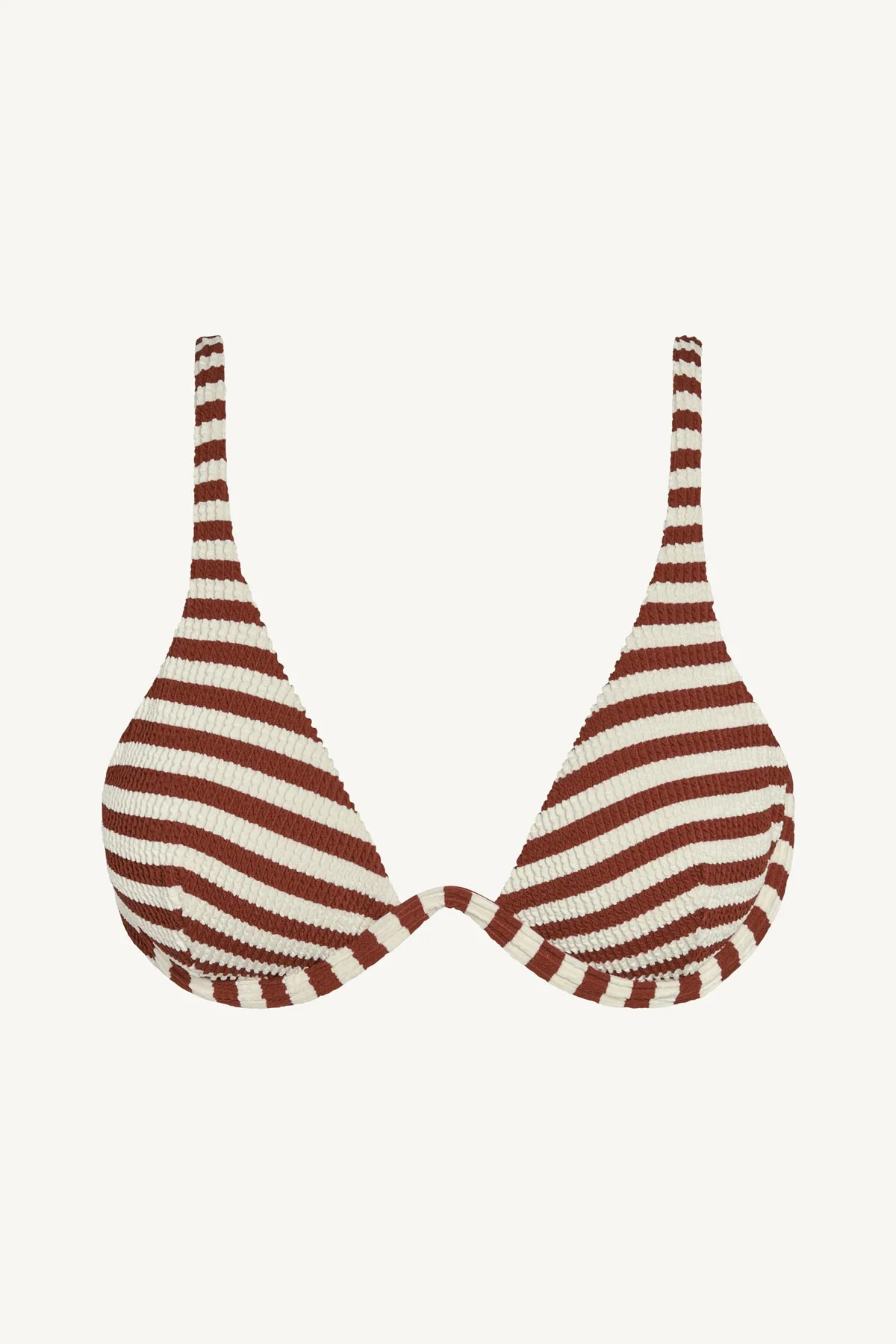 Maisie Underwire Top - Red Ochre Stripe EcoScrunch - Image 4