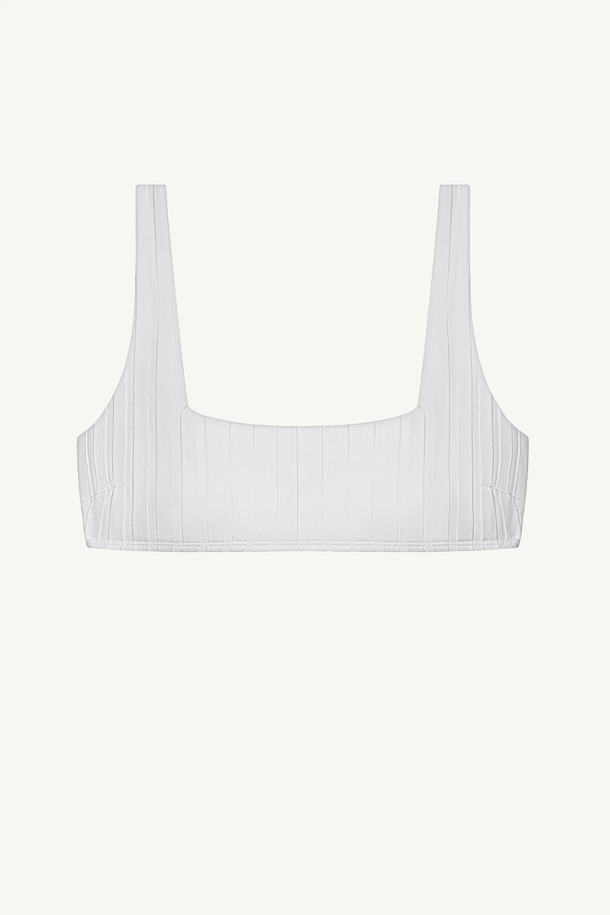 Mika Bralette - White SuperRib - Image 6