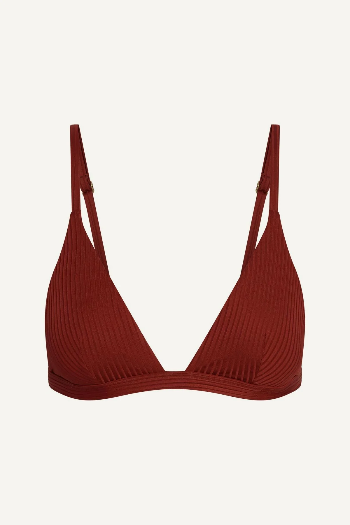 Moss Bralette Top - Deep Madder EcoRib - Image 6