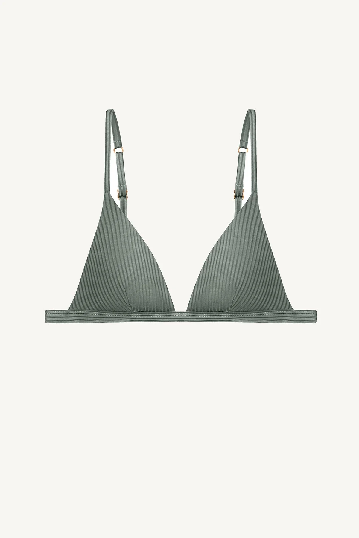 Moss Bralette Top - Sea Green EcoRib - Image 6
