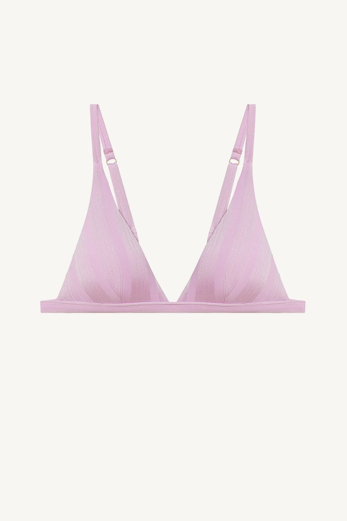 Moss Bralette Top - Orchid Shiny Stripe - Image 5