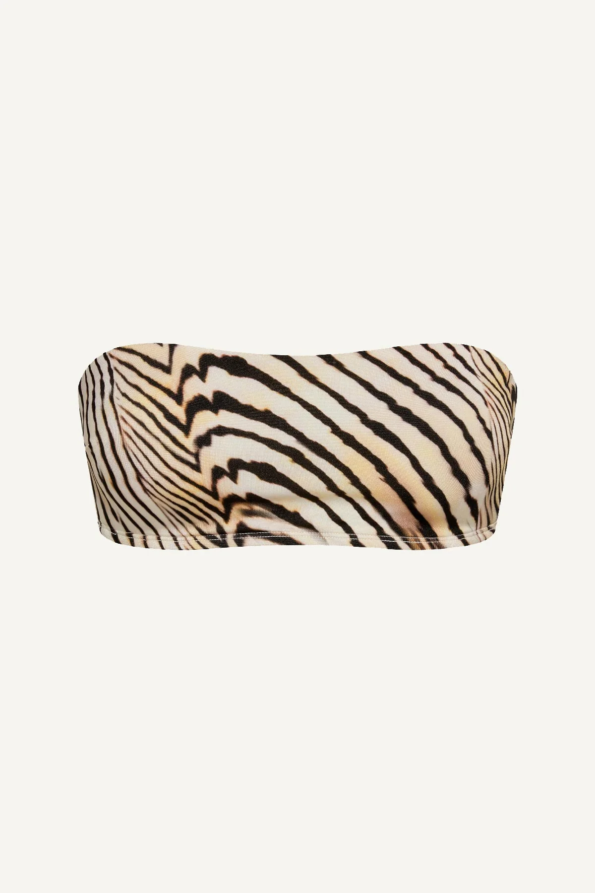 Nala Bandeau Top - Shell Stripe EcoShimmer - Image 7