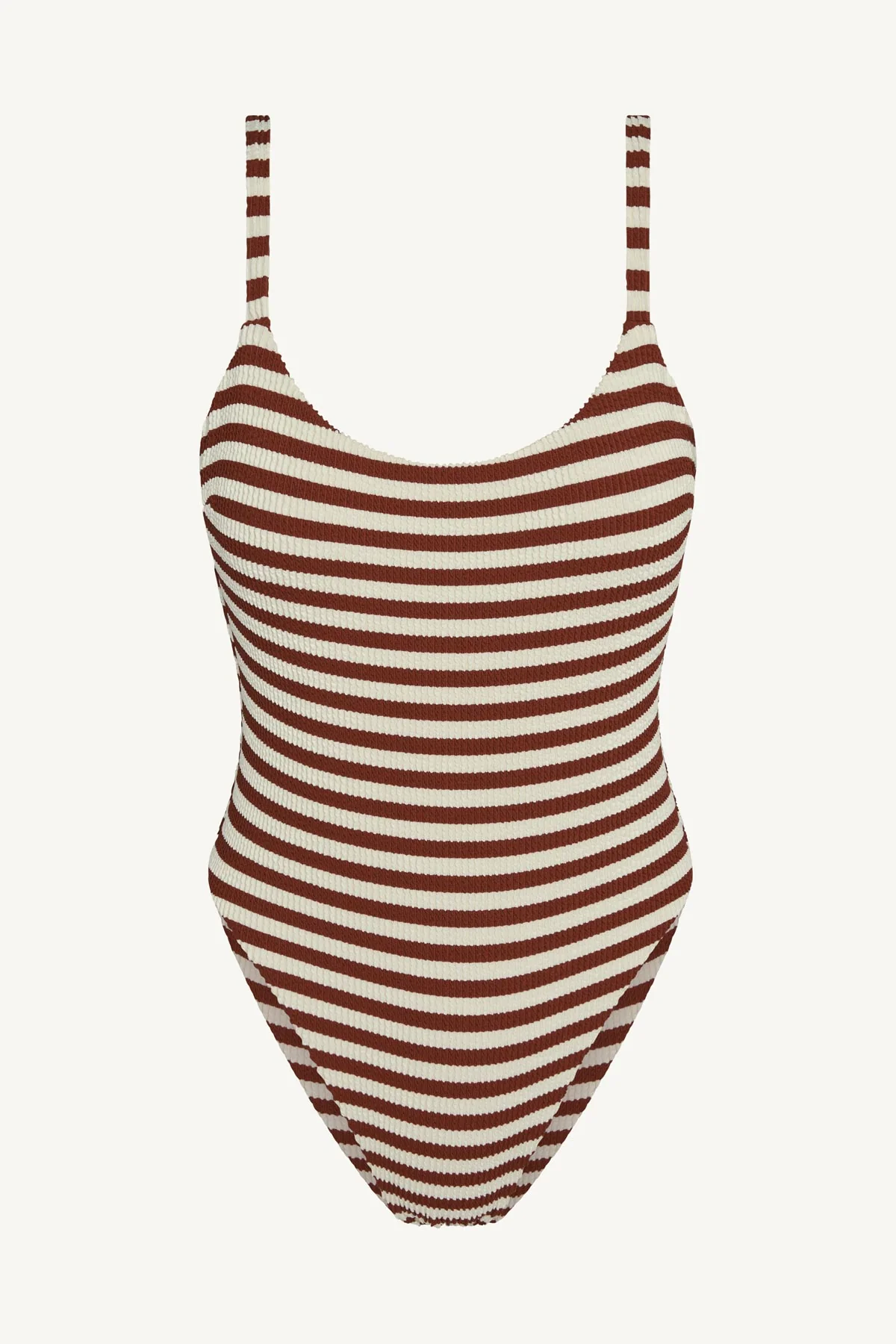 Nova One Piece - Red Ochre Stripe EcoScrunch - Image 4