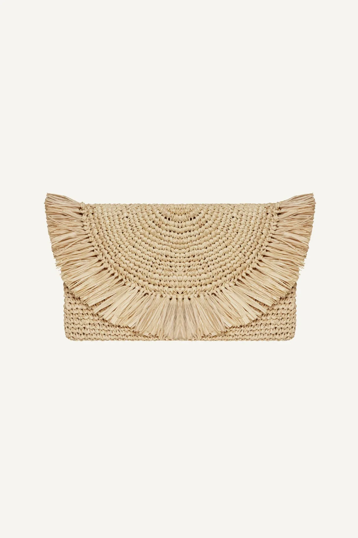 Palma Clutch - Natural Raffia - Image 5