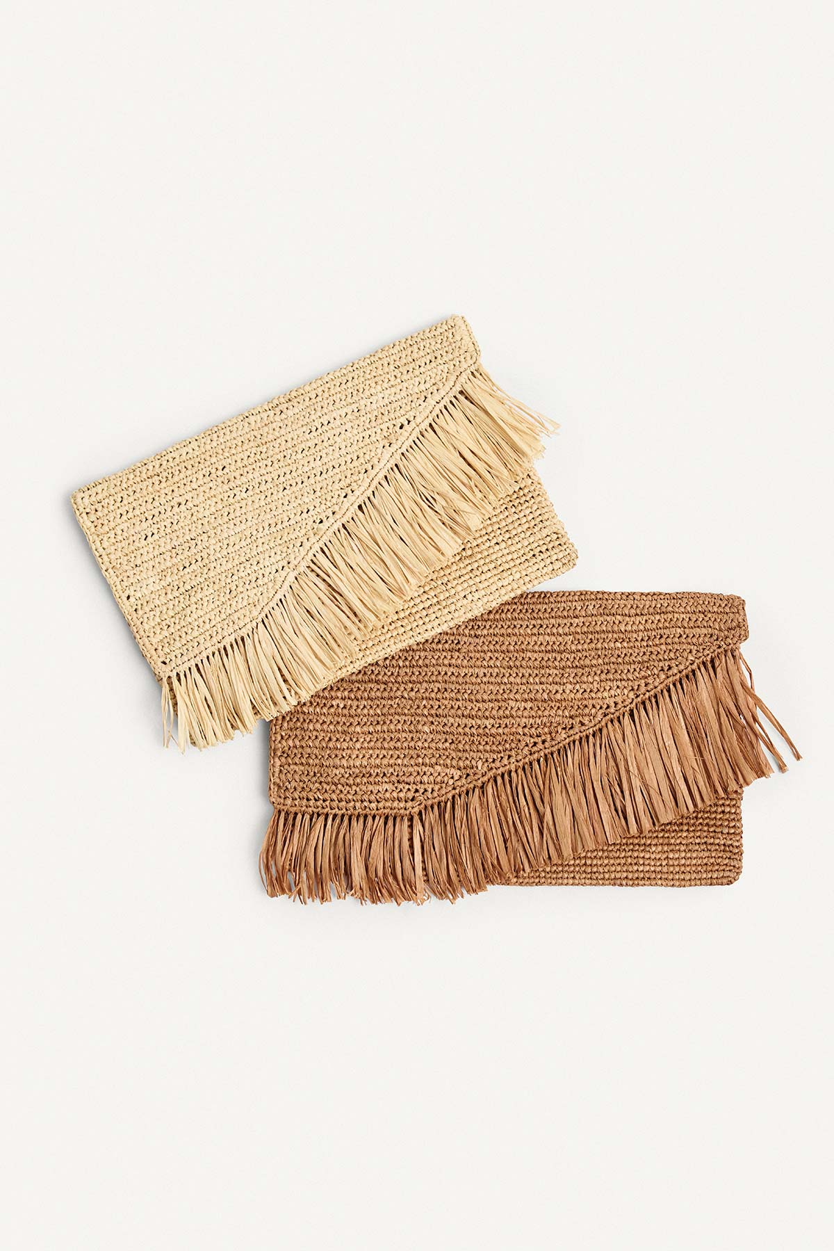 Paloma Clutch - Caramel Raffia - Image 3
