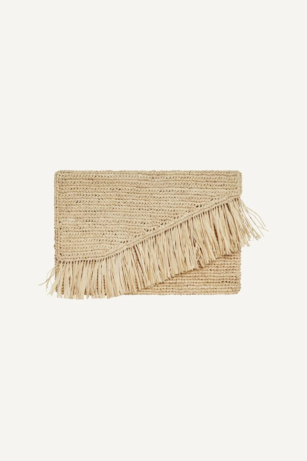 Paloma Clutch - Natural Raffia - Image 8