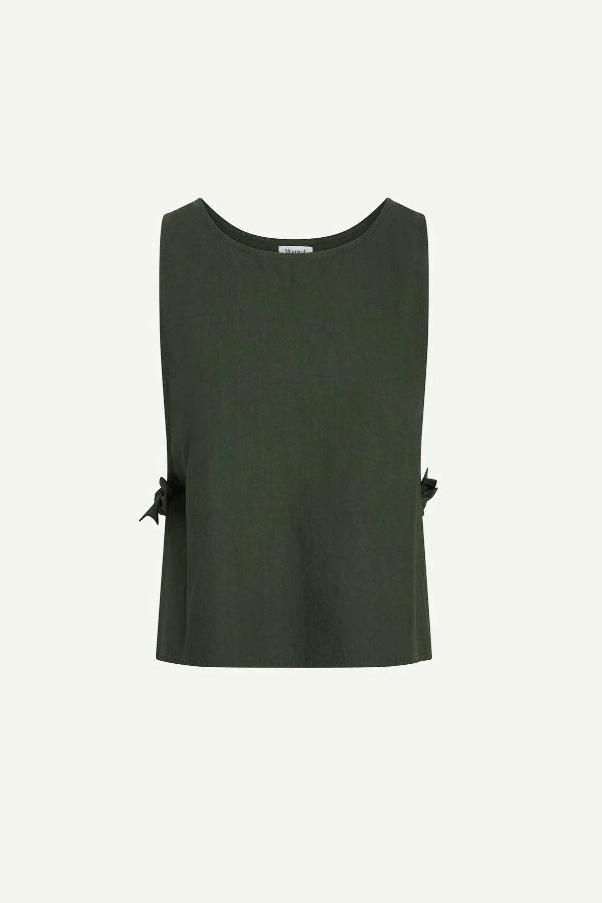 Parker Tank Top - Forest Cotton Poplin - Image 6