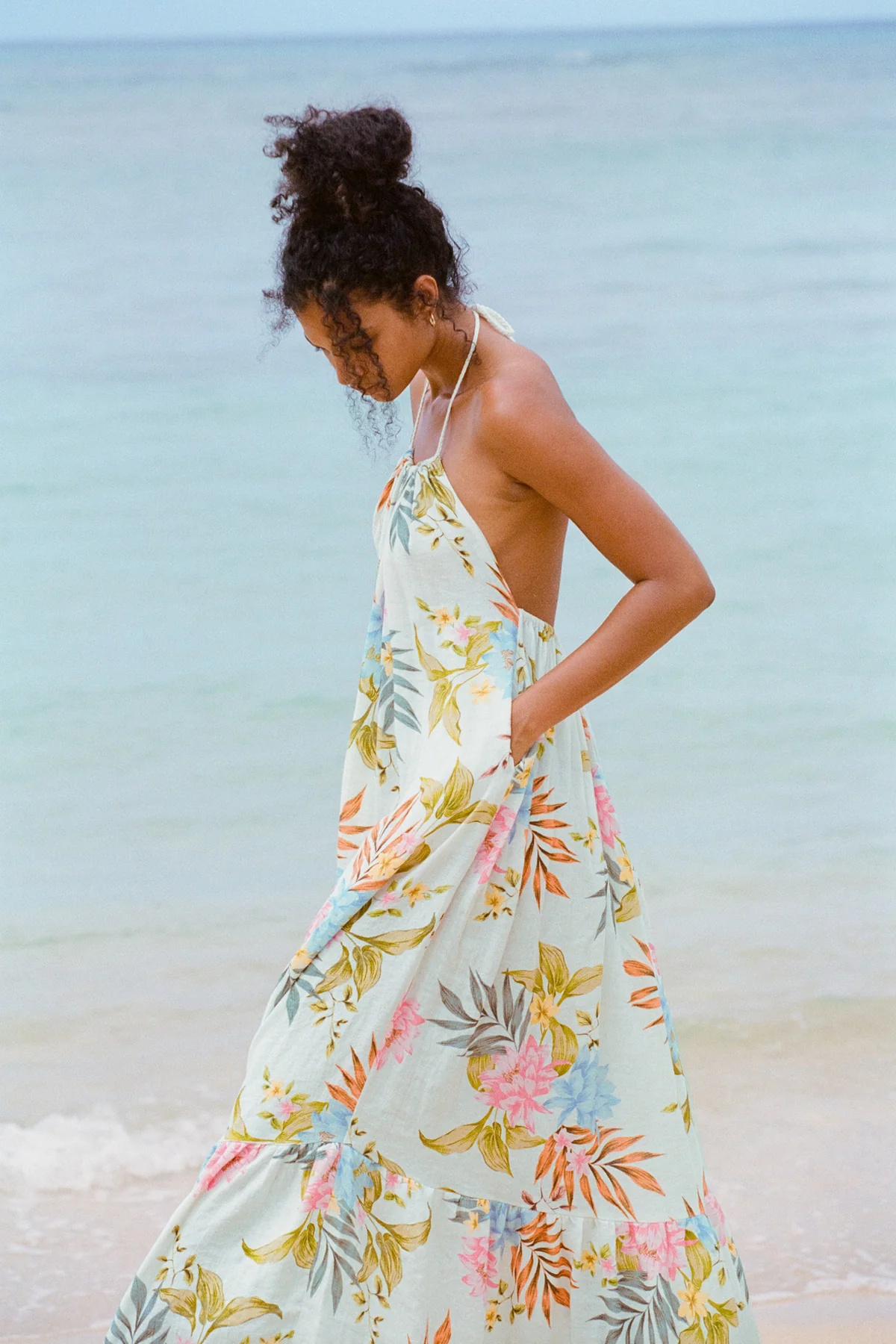 Petra Maxi Dress - Summer Bloom EcoLinen