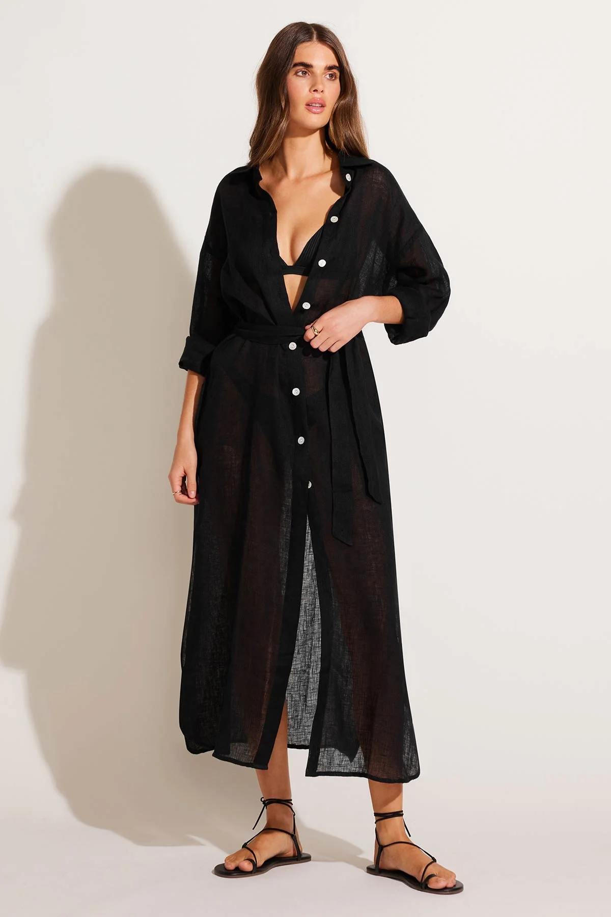 Playa Maxi - Black EcoLinen - Image 2