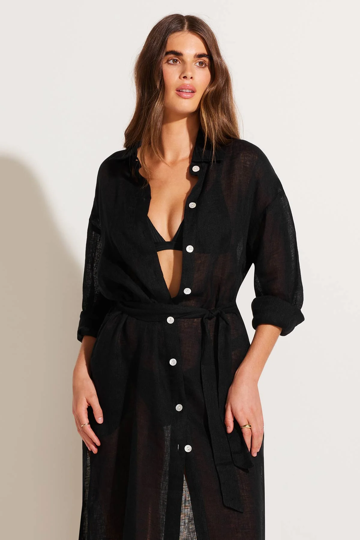 Playa Maxi - Black EcoLinen - Image 7