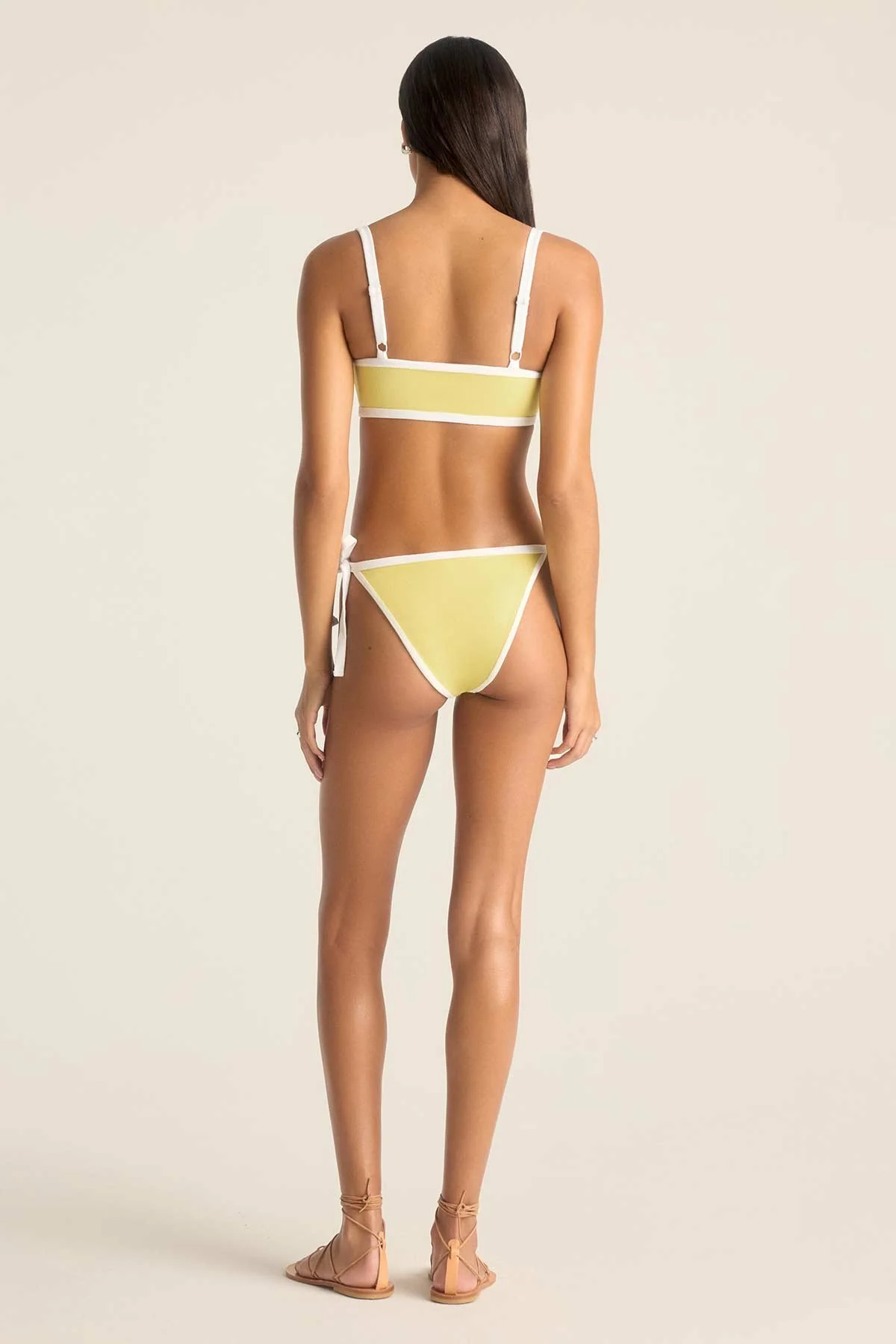 Poppy Bralette - Banana Cream Beachside Terry - Image 4