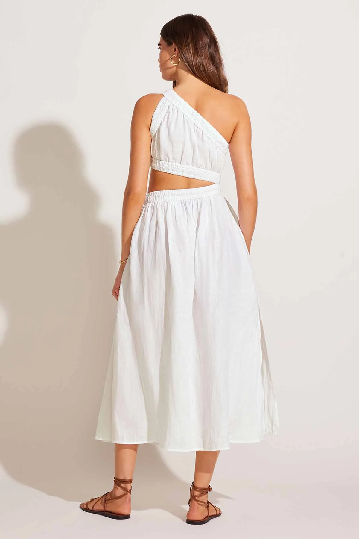 Reina Dress - White Ecolinen - Image 5