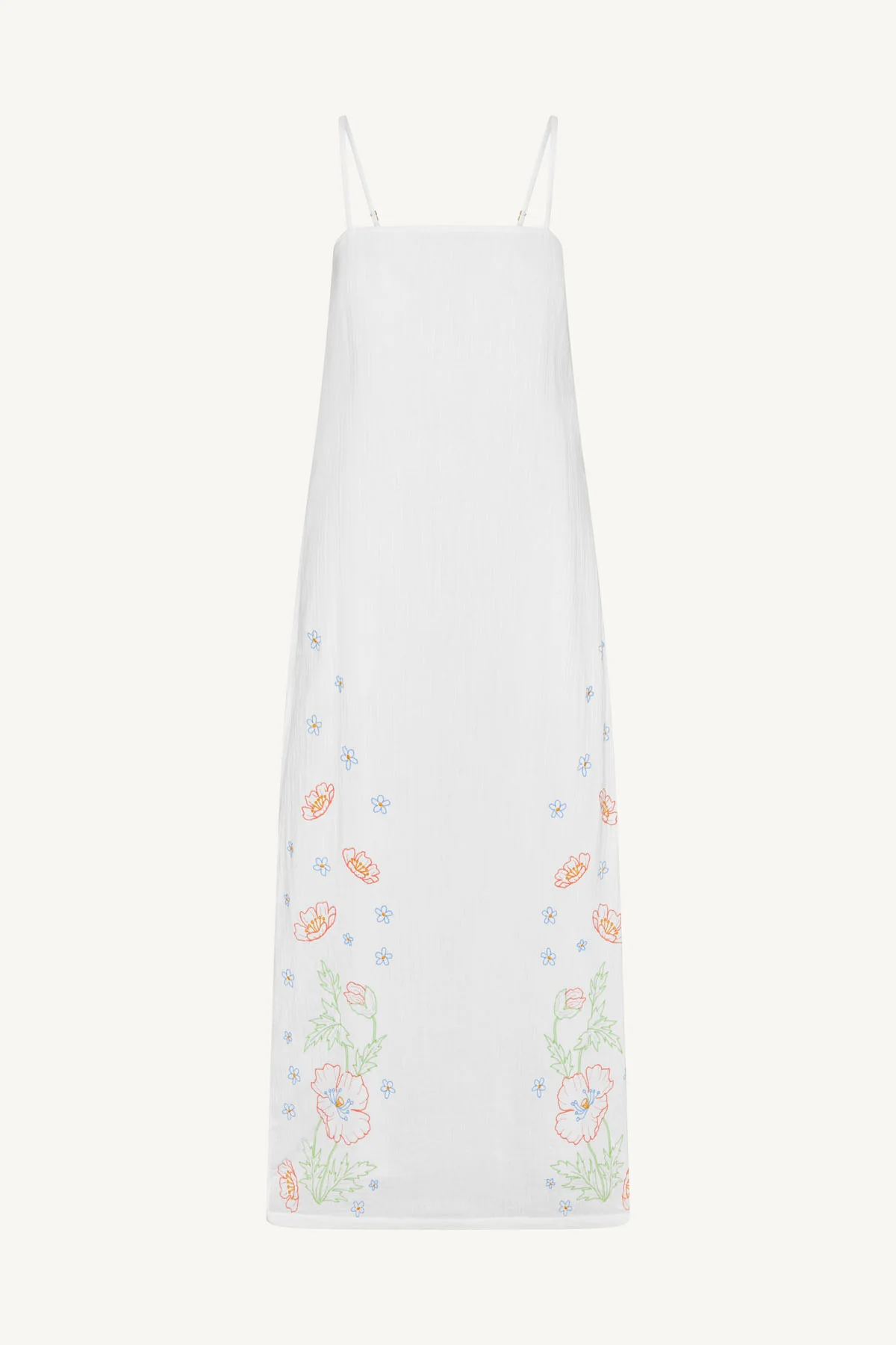 Rhea Dress - White Superbloom Cotton - Image 5
