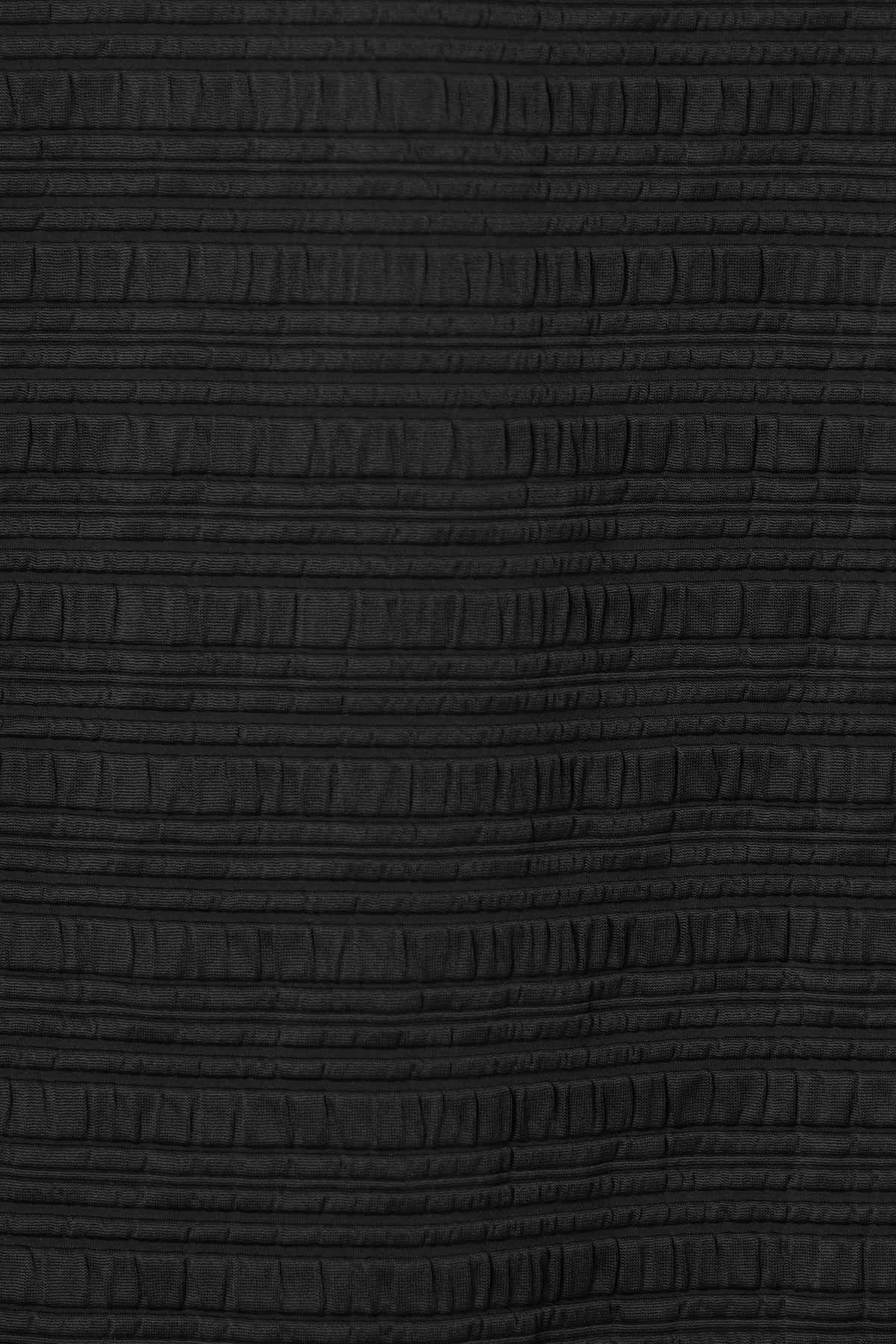 Barcelona Bottom - Black Seersucker Stripe - Image 7