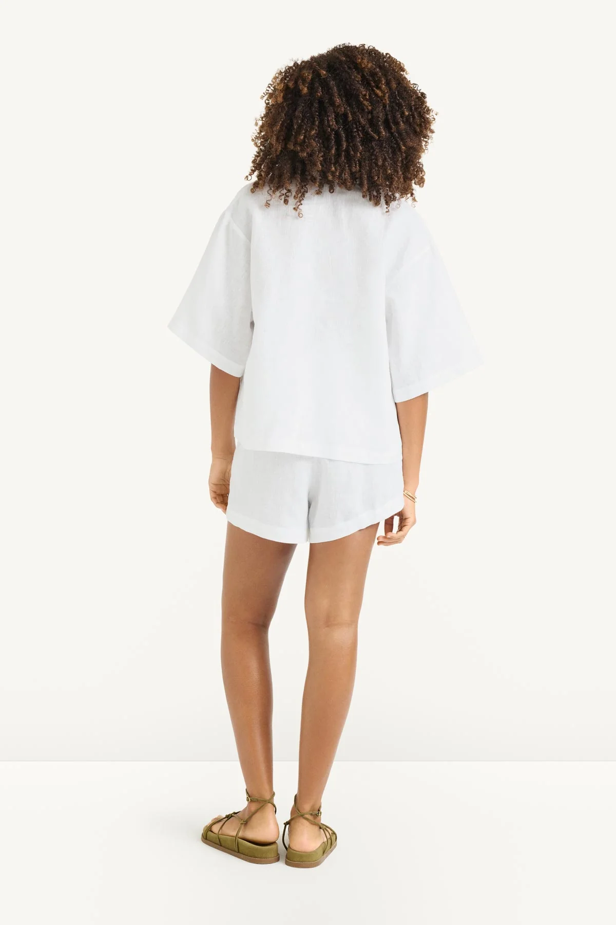 Rowan Resort Shirt - White EcoLinen - Image 4