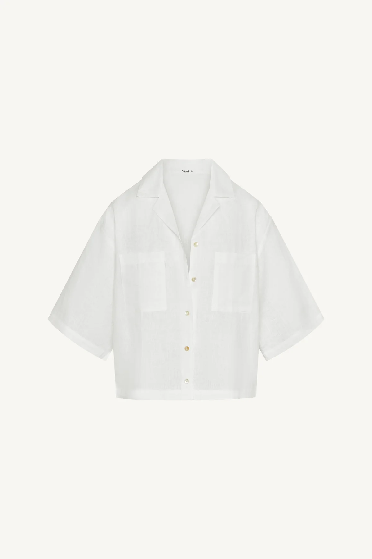 Rowan Resort Shirt - White EcoLinen - Image 5