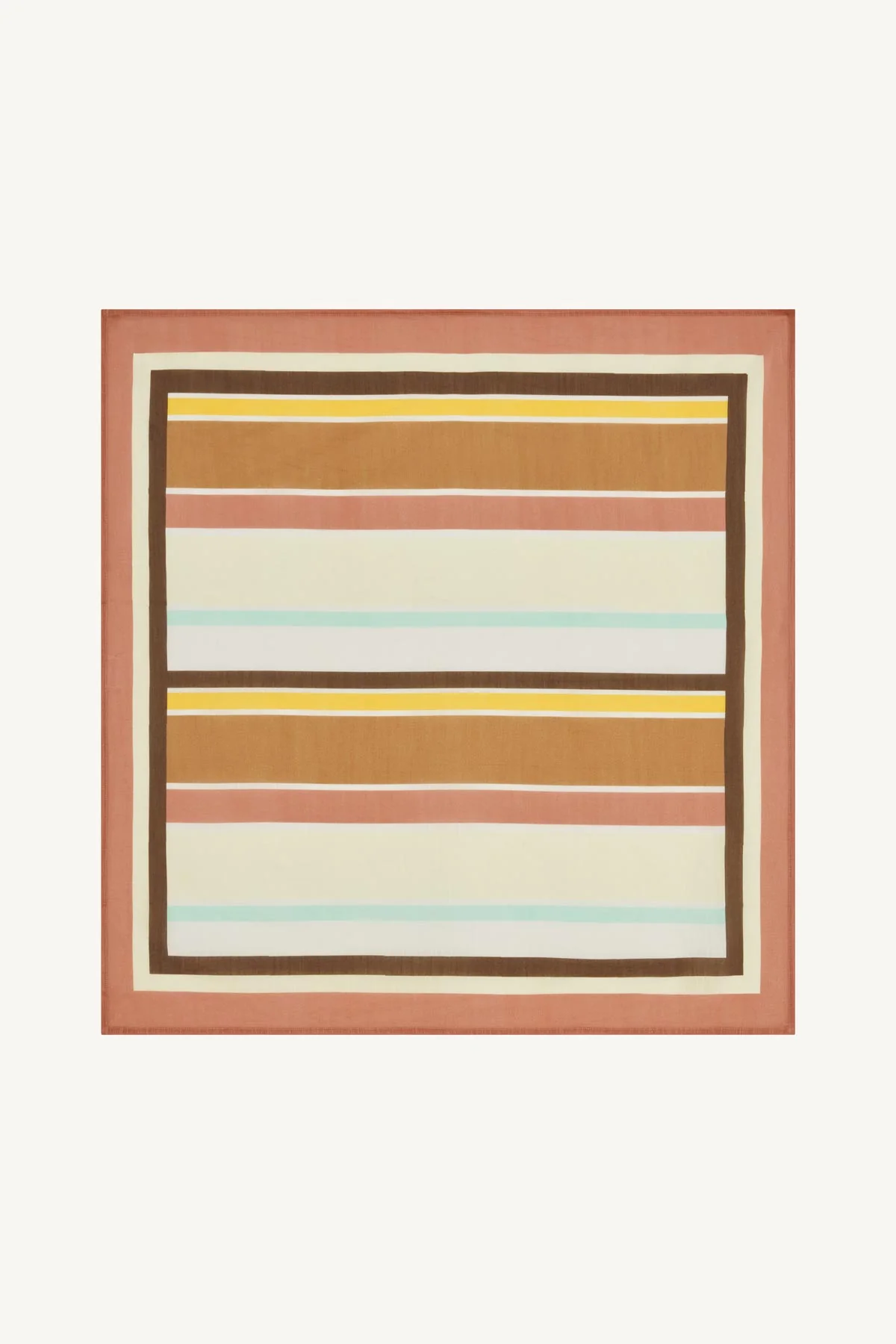Samara Head Scarf - Sand Dunes Stripe Cotton Cupro - Image 3