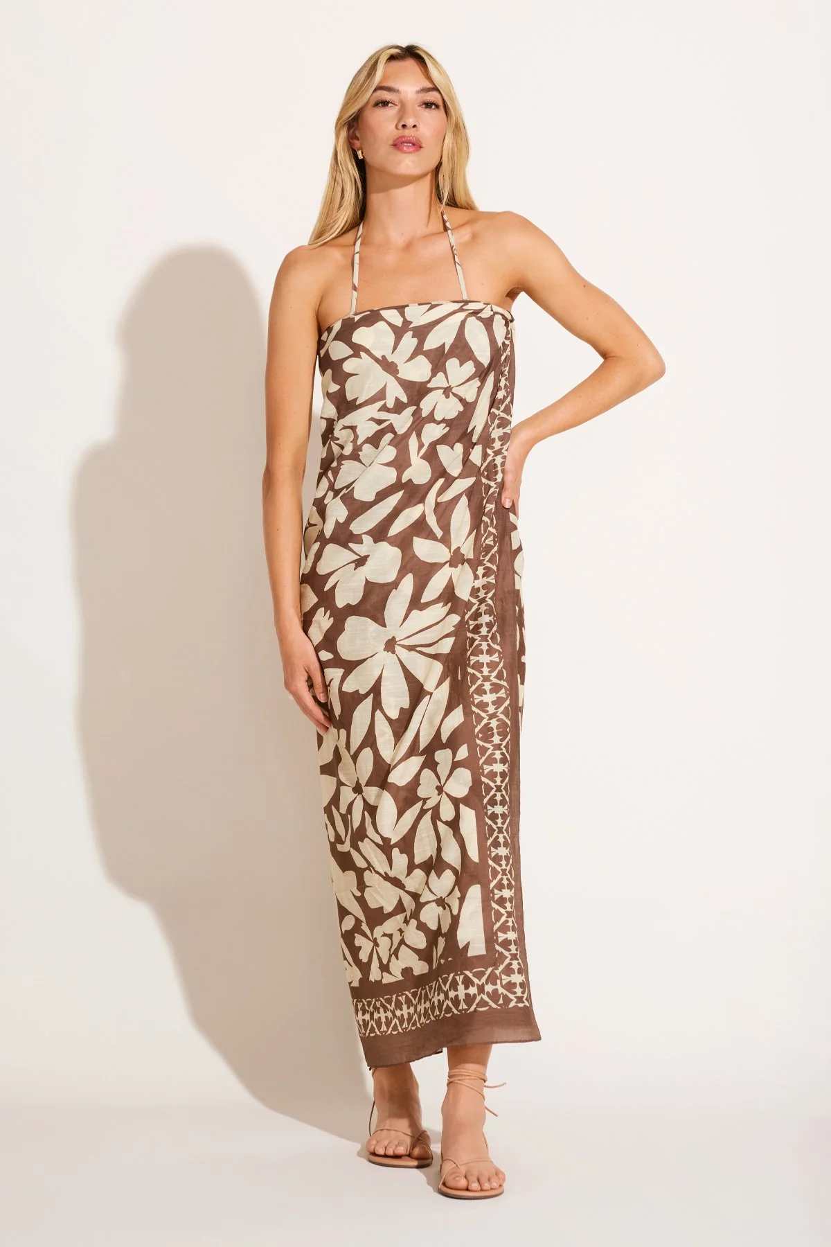 Samara Sarong - Desert Flower Cotton Cupro - Image 3