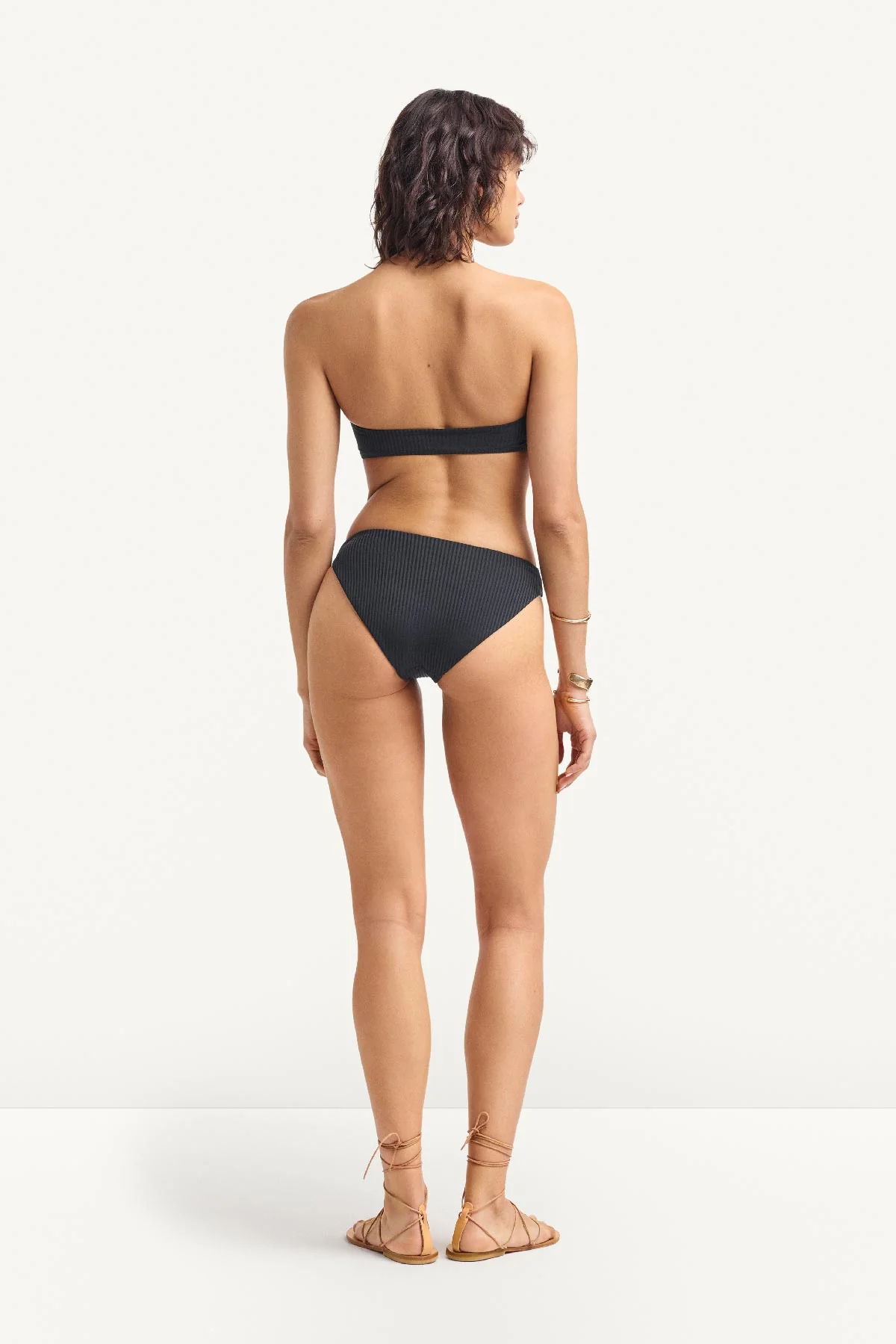 Sierra Bralette Top - Black EcoRib - Image 5