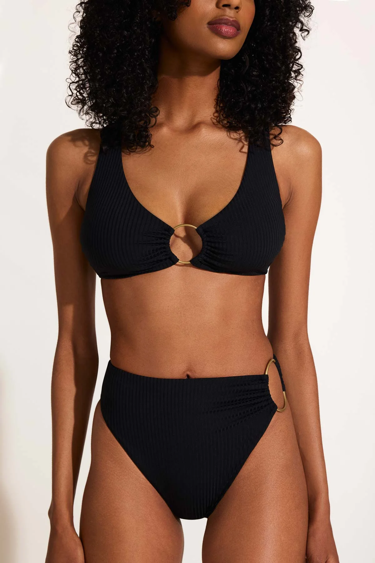 Skylar Top - Black EcoRib - Image 7