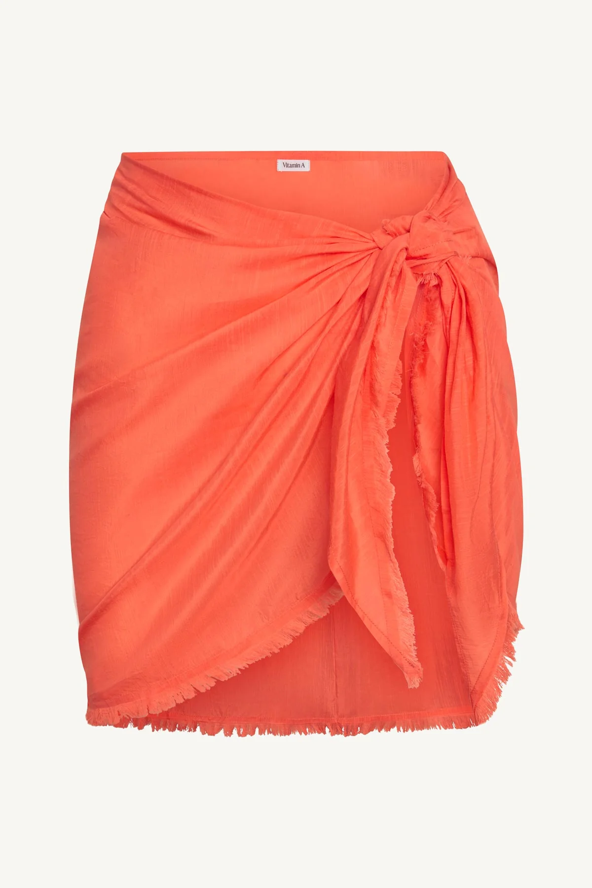 Soleil Sarong - Coral Cotton Cupro - Image 5