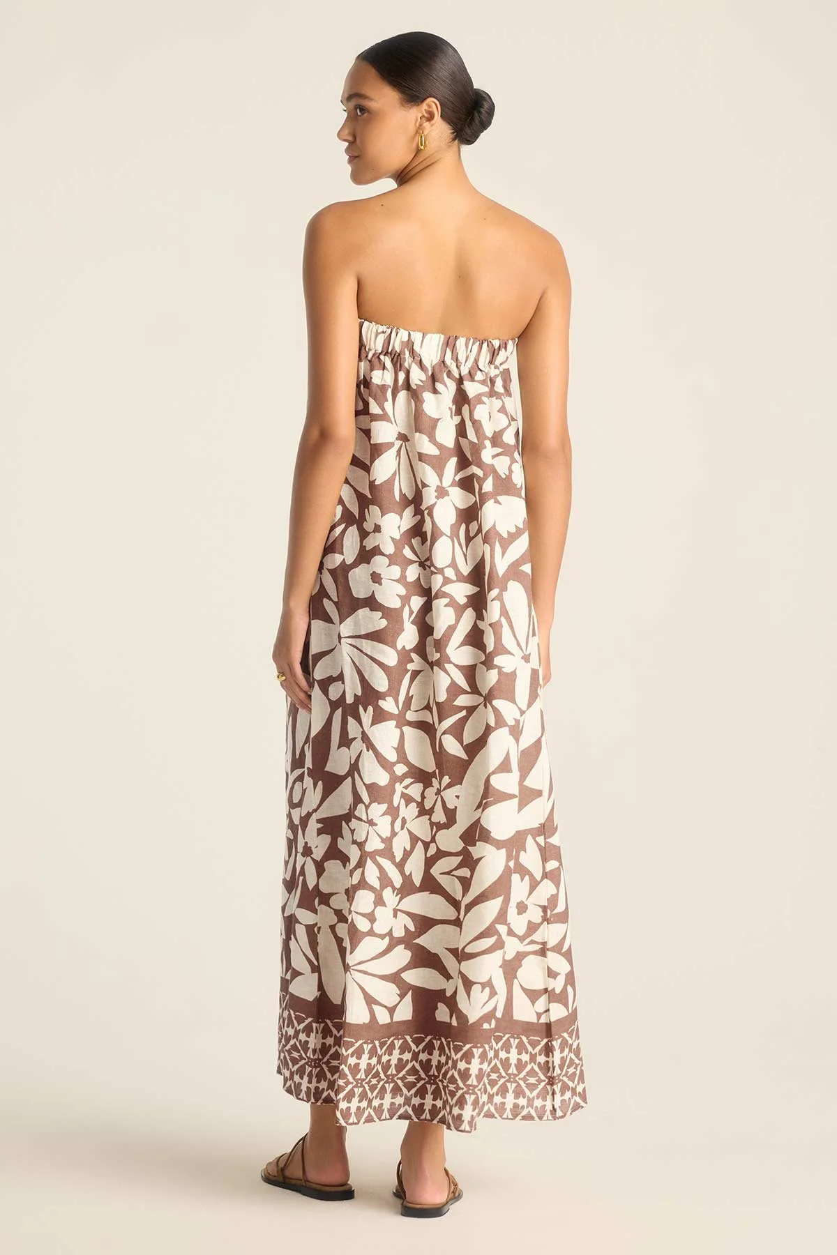 Soliel Dress - Desert Flower EcoLinen - Image 3