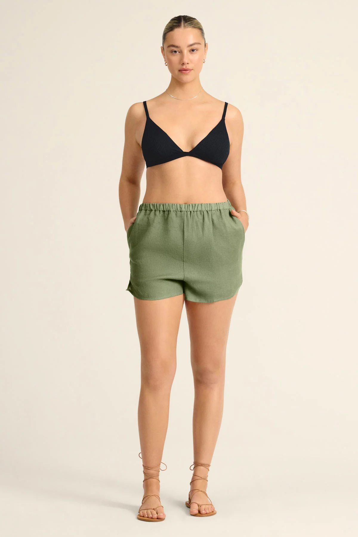 Tallows Linen Short - Agave EcoLinen - Image 6
