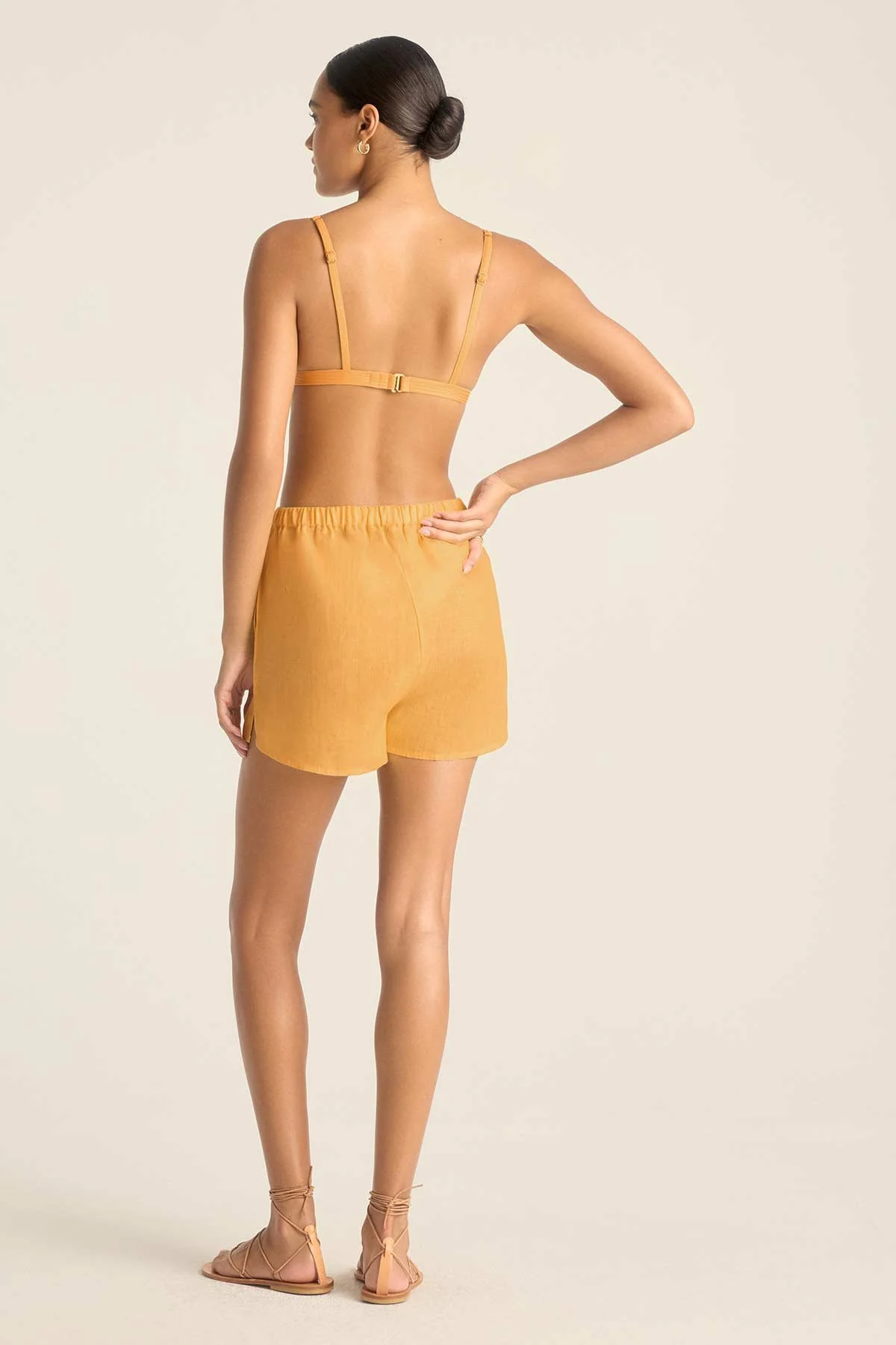 Tallows Linen Short - Creamsicle EcoLinen - Image 5