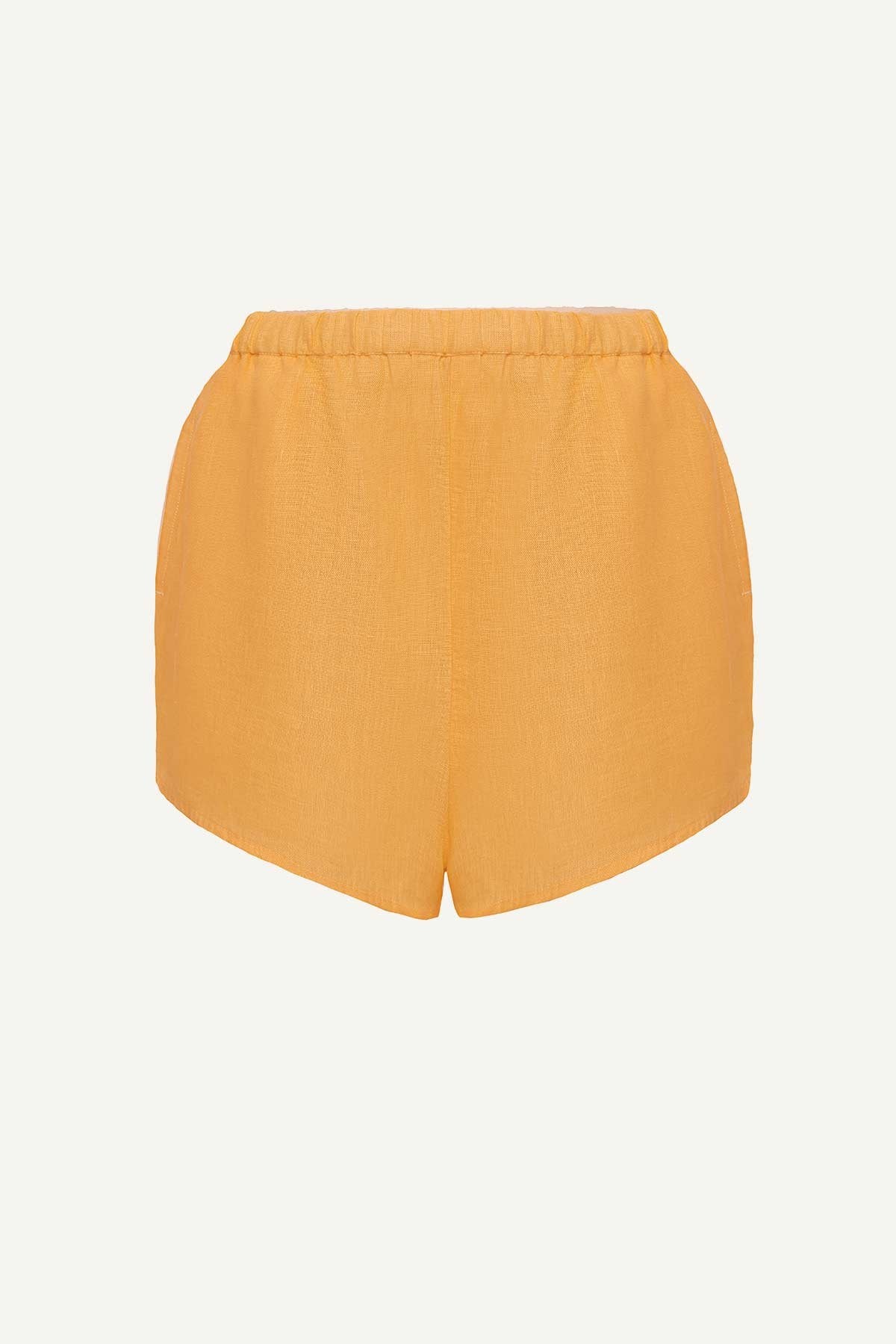 Tallows Linen Short - Creamsicle EcoLinen - Image 6