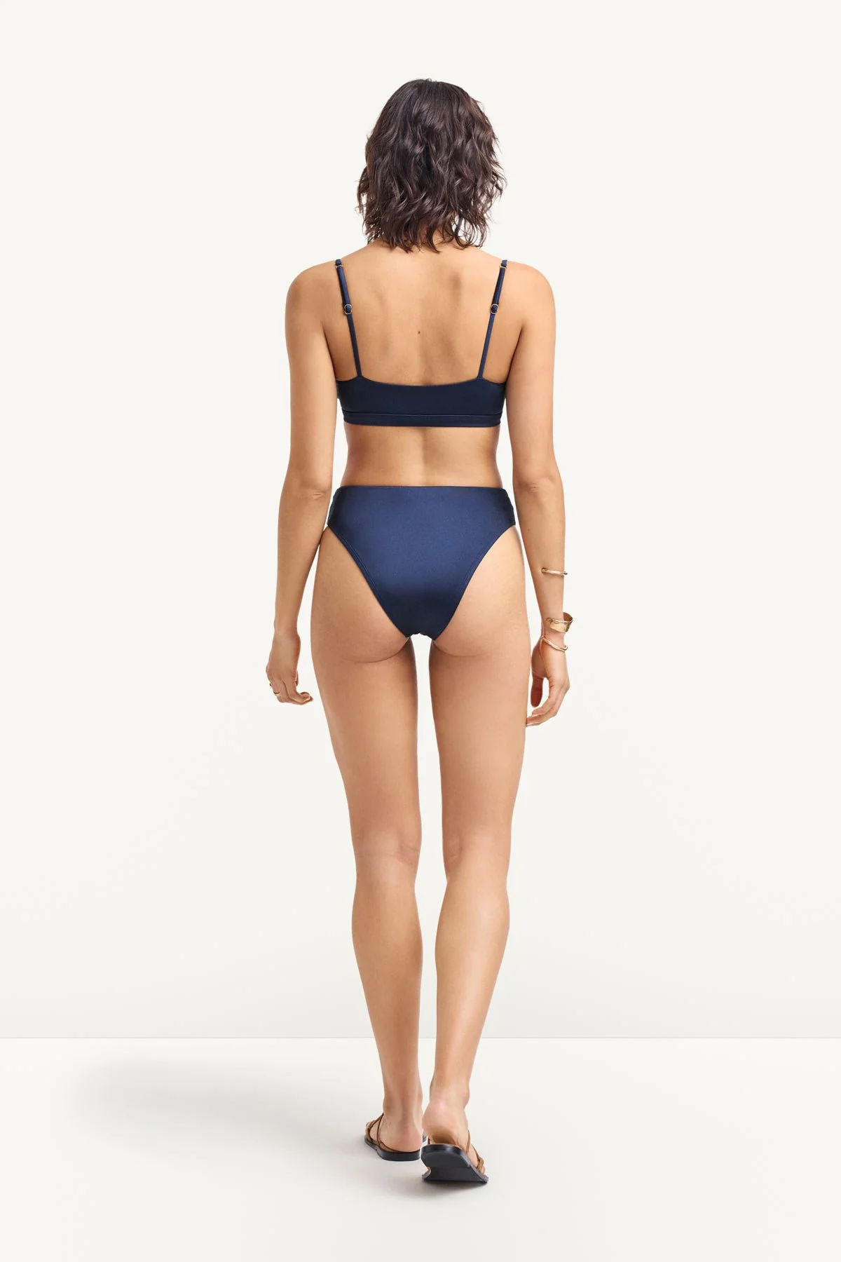 Terra Cutout Bralette Top - Midnight Indigo EcoShimmer - Image 4