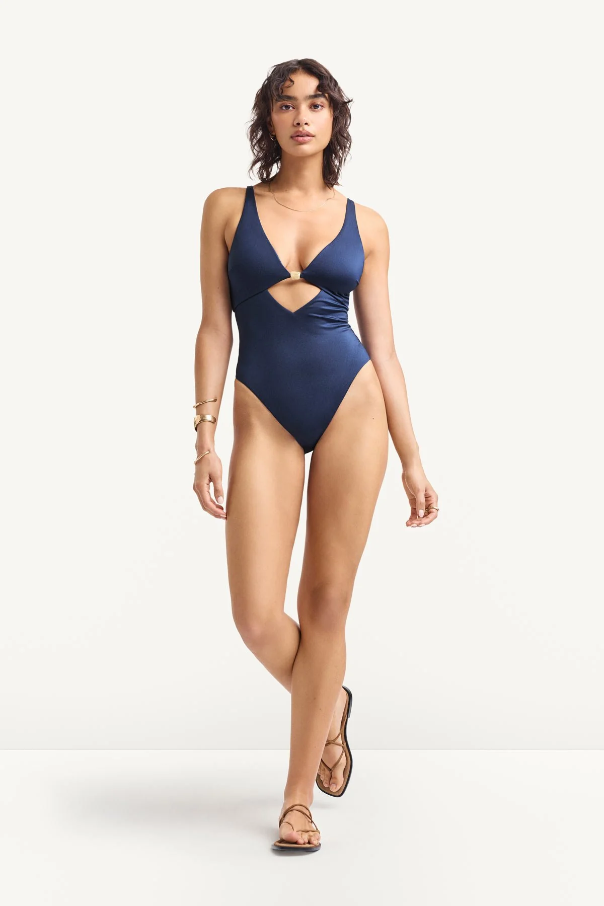 Terra Cutout One Piece - Midnight Indigo EcoShimmer - Image 2