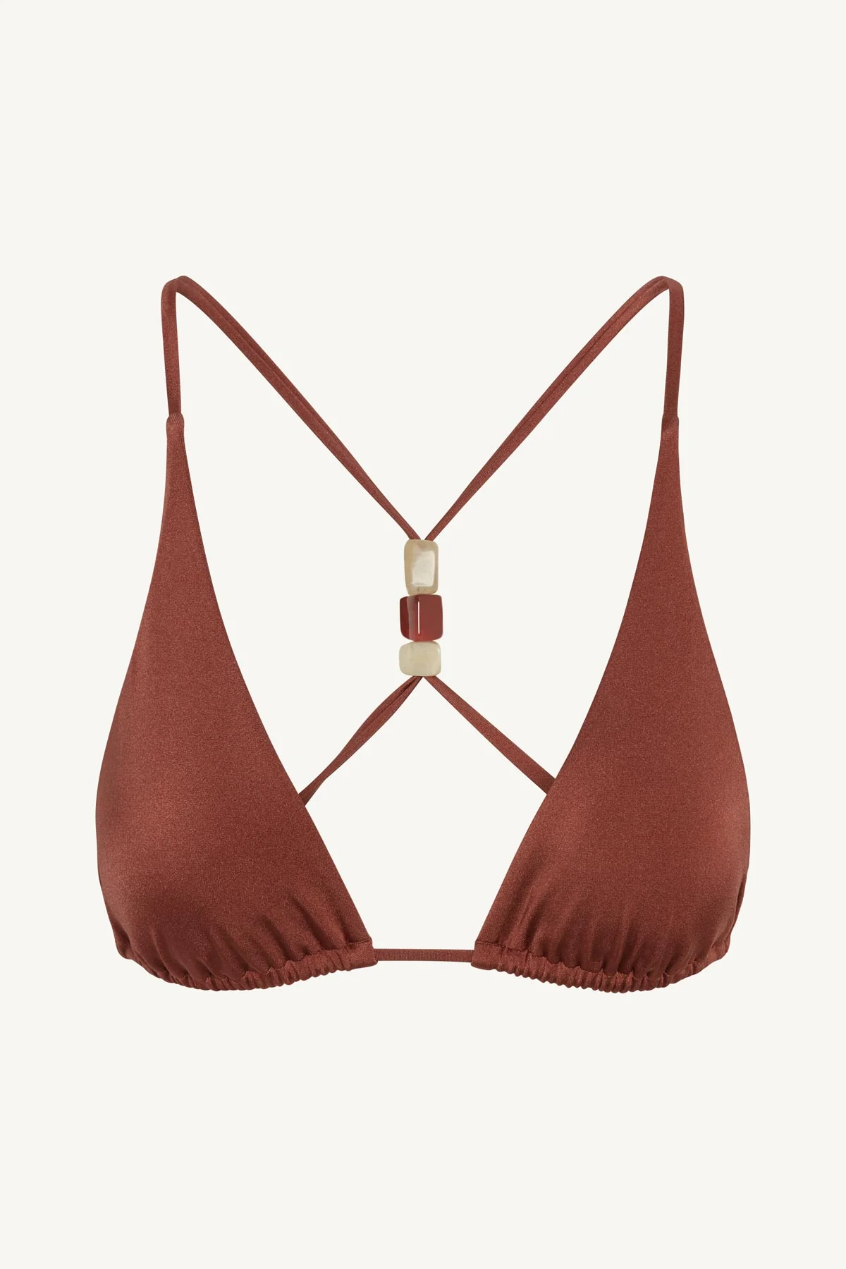 Terra Halter Triangle Top - Red Ochre EcoShimmer - Image 5