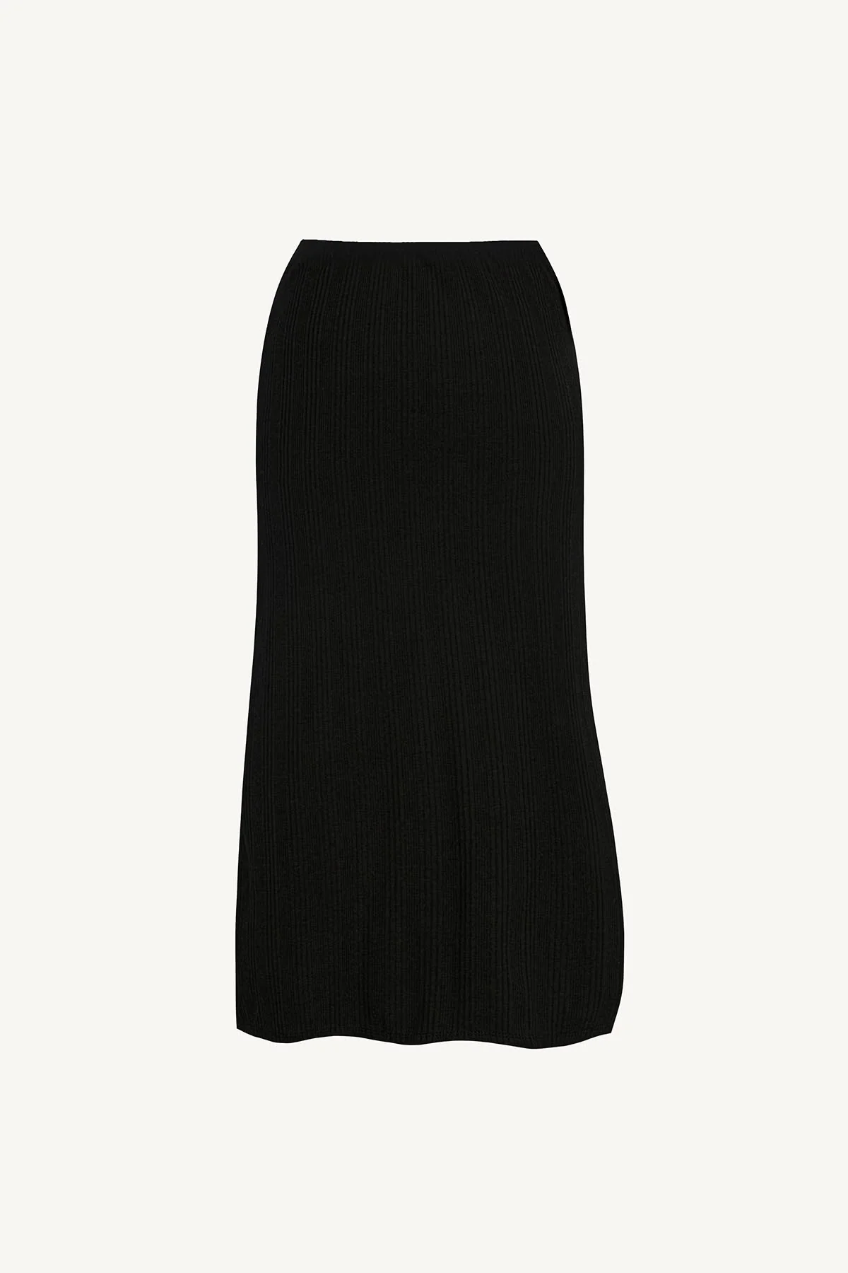 Thalia Skirt - Black Organic Rib - Image 5