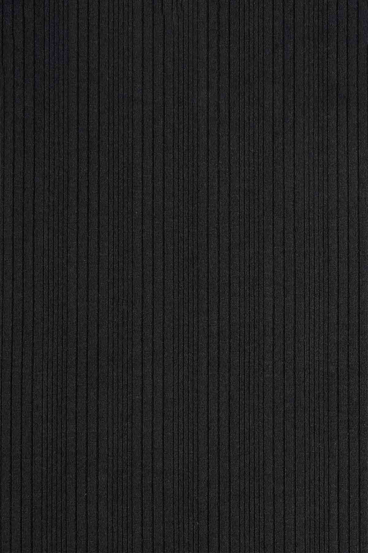 The Date Night Dress - Black Organic Rib - Image 6