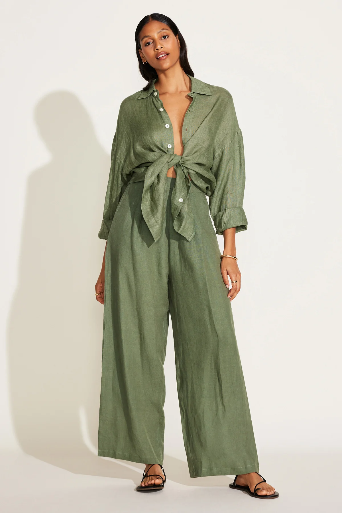 The Getaway Pant - Agave EcoLinen - Image 4