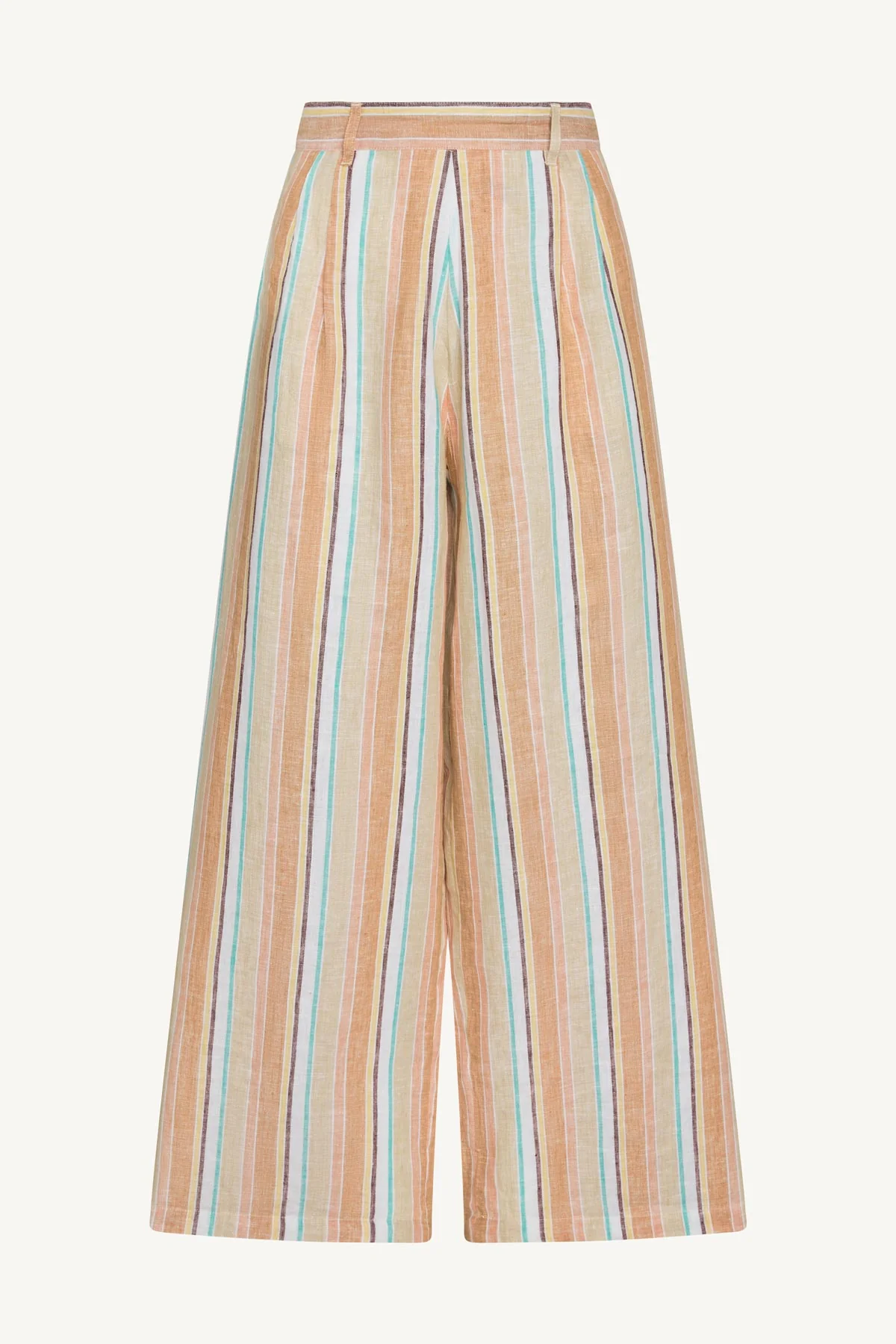 The Getaway Pant - Sand Dunes Stripe Linen - Image 4